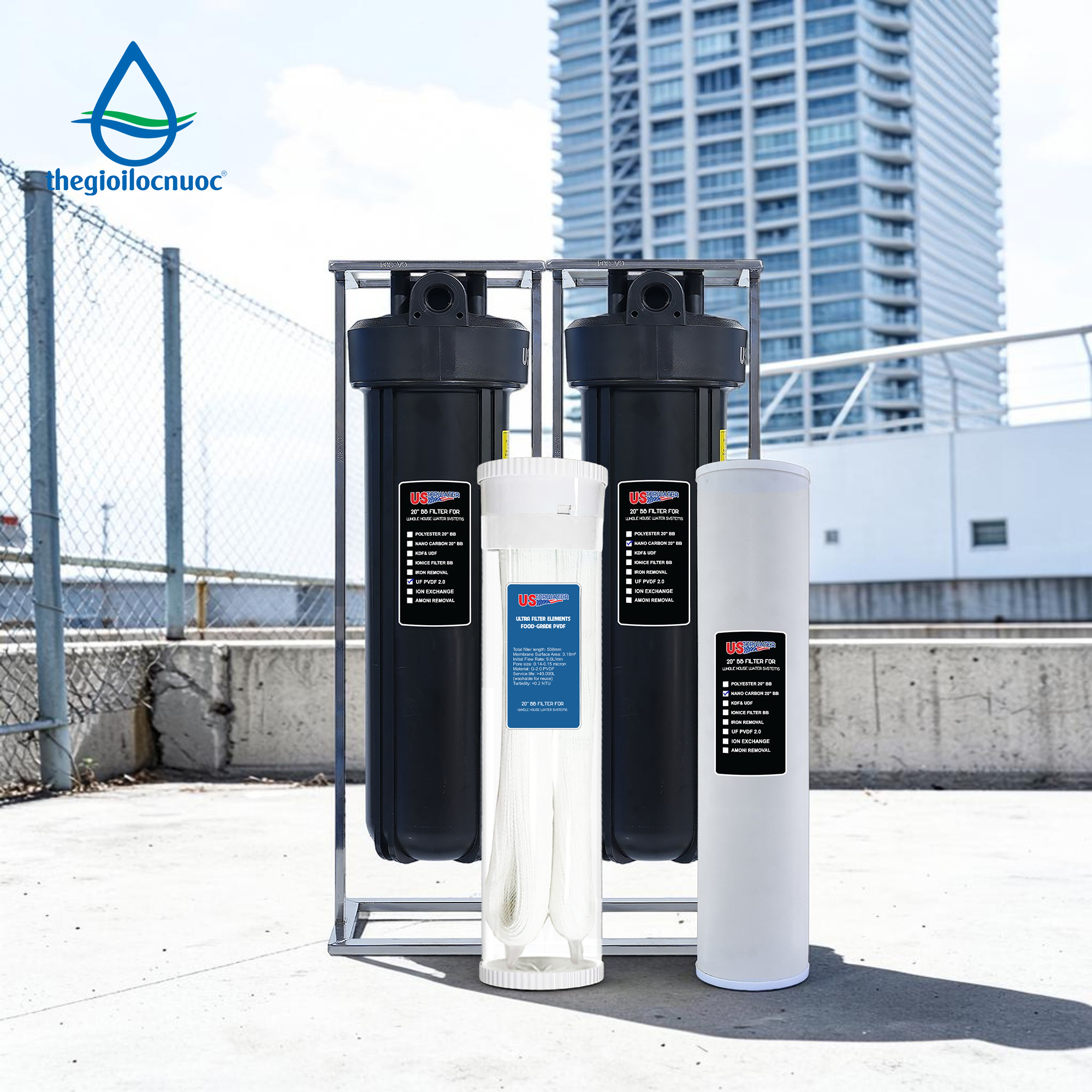 Bộ lọc tổng USTopwater model: Clo-UF