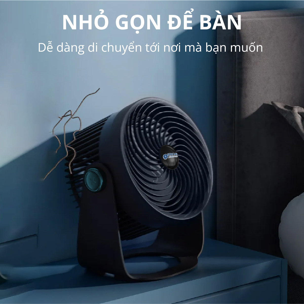 Quạt tích điện không dây pin 4000mAH Kachi MK372