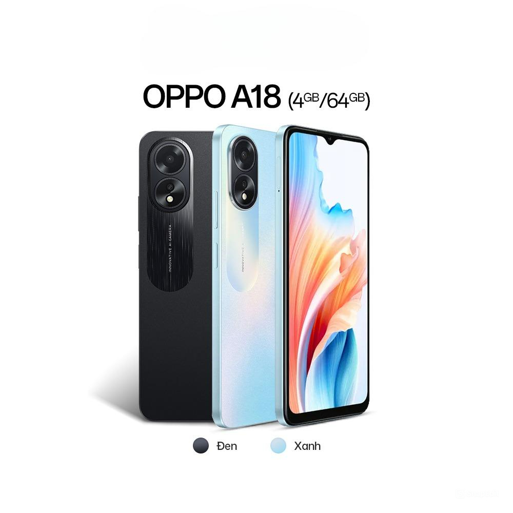 Điện thoại OPPO A18 64GB - Phân phối chính hãng