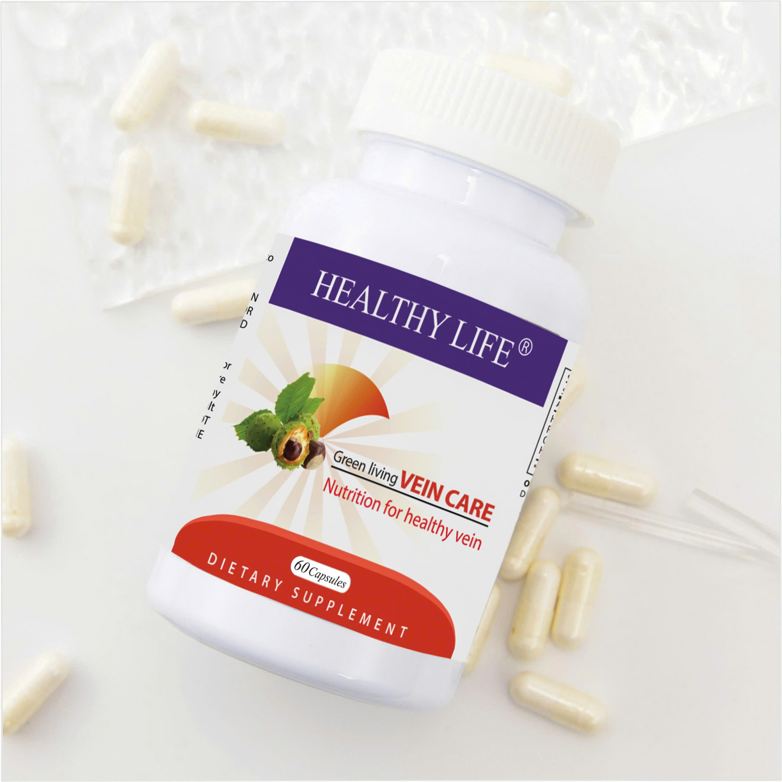 Thực Phẩm Bảo Vệ Sức Khỏe Nature Gift Pharma Green Living Vein Care Hỗ Trợ Tăng Cường Sức Bền Thành Mạch (Hộp 60 Viên) - Phân phối chính hãng