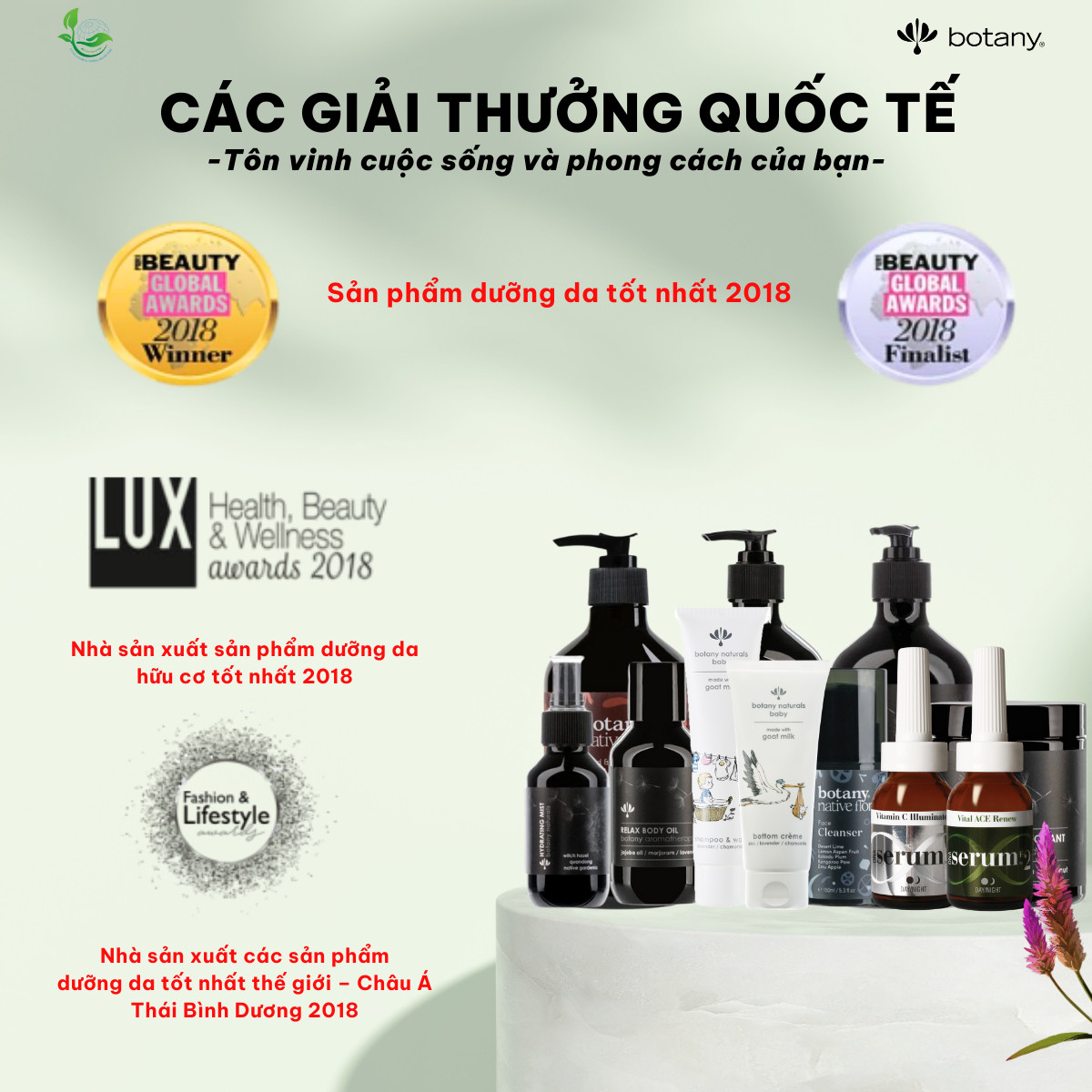 SỮA DƯỠNG ẨM TOÀN THÂN, kháng viêm, da sáng mịn Botany-tinh dầu vỏ cam quýt, chanh sim, cam Bergamot