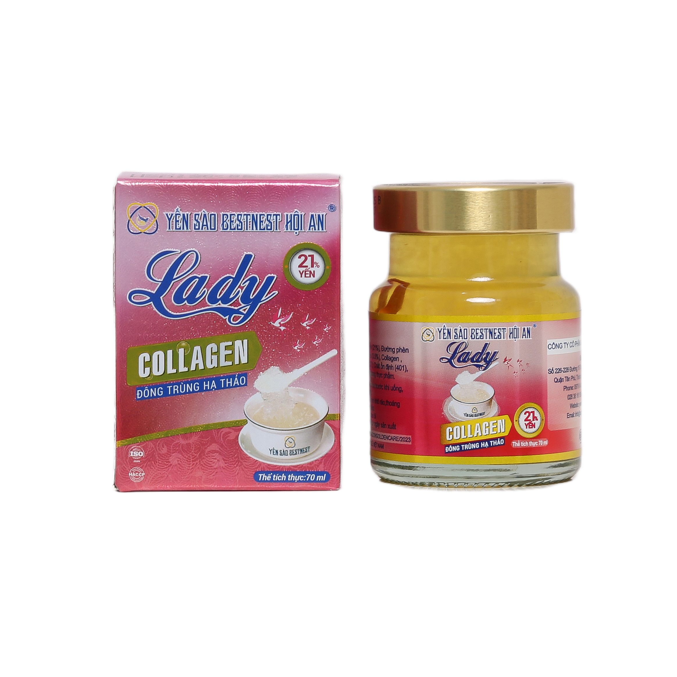 Hộp 1 hũ Yến Sào BESTNEST HỘI AN 21% Lady - Phân phối chính hãng