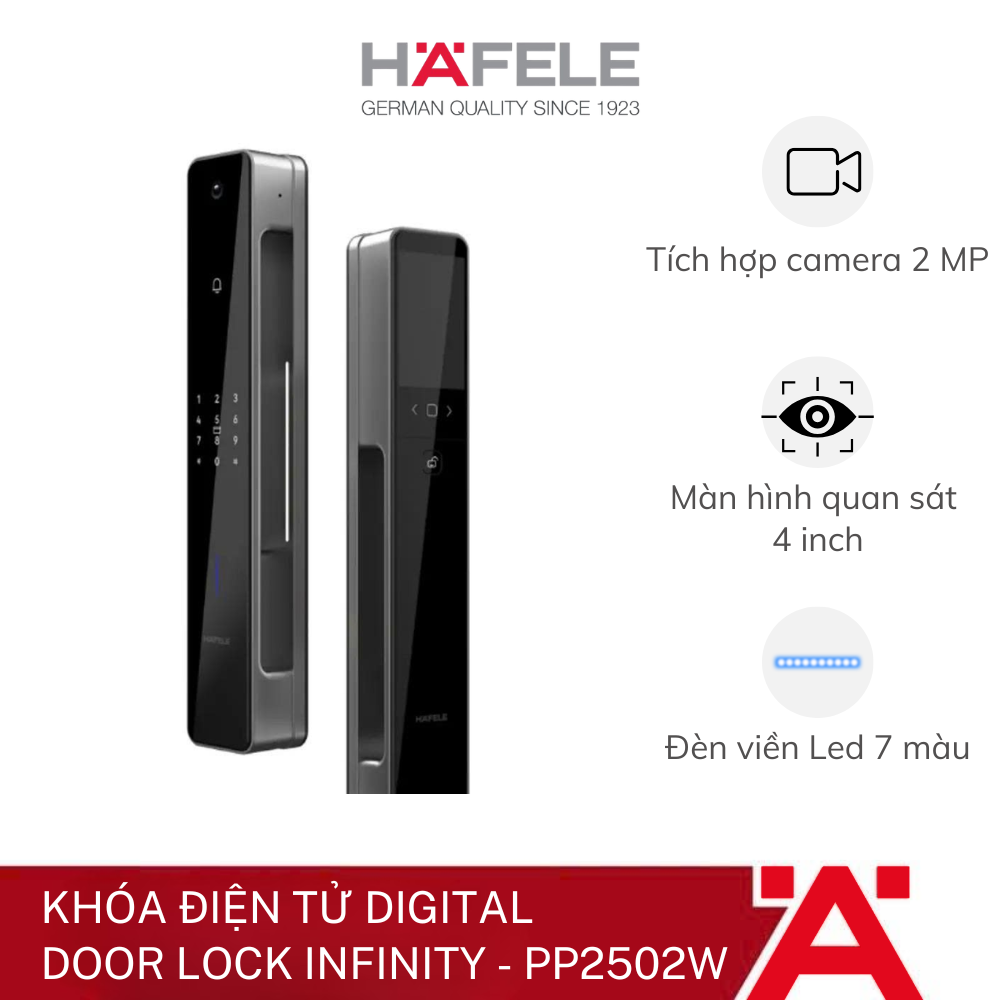 KHÓA ĐIỆN TỬ DIGITAL DOOR LOCK INFINITY - PP2502W