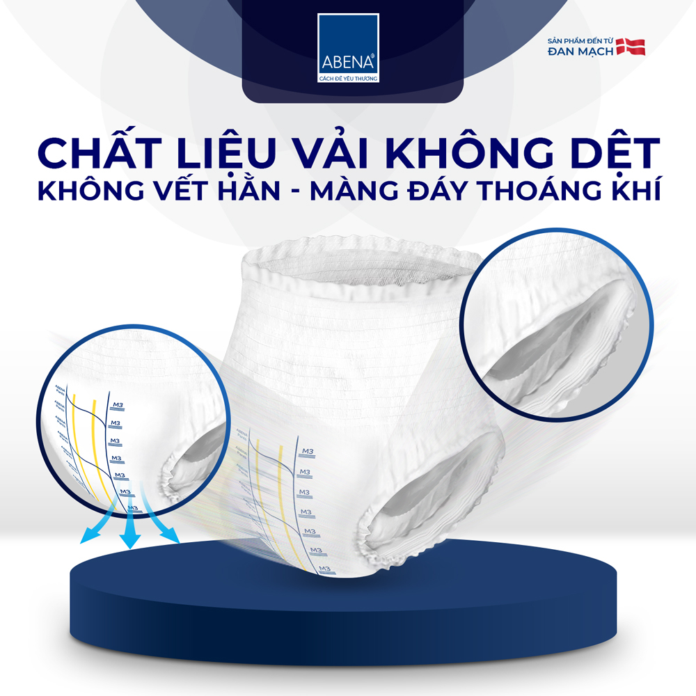 Tã quần người lớn Abena Pants Premium M3 (15 miếng/gói)