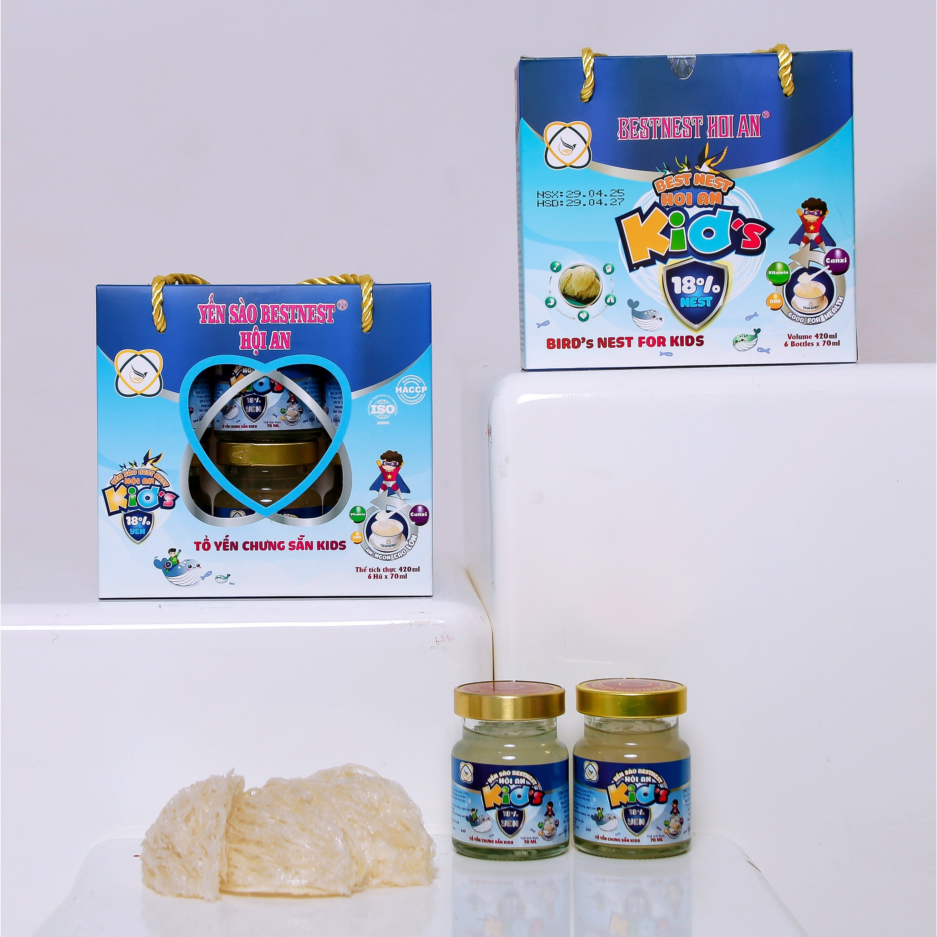 Hộp 6 hũ Tổ yến chưng sẵn BESTNEST HỘI AN 18% Kid - 2