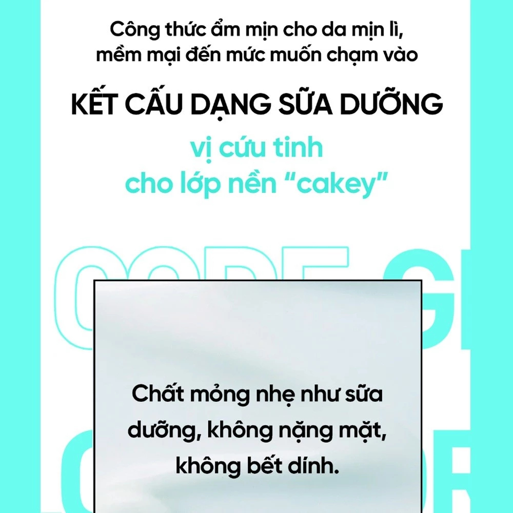 Kem lót CODE GLOKOLOR - 30ml