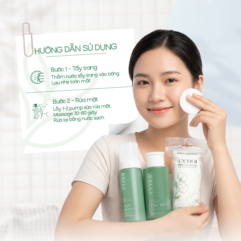 Combo giải pháp làm sạch da