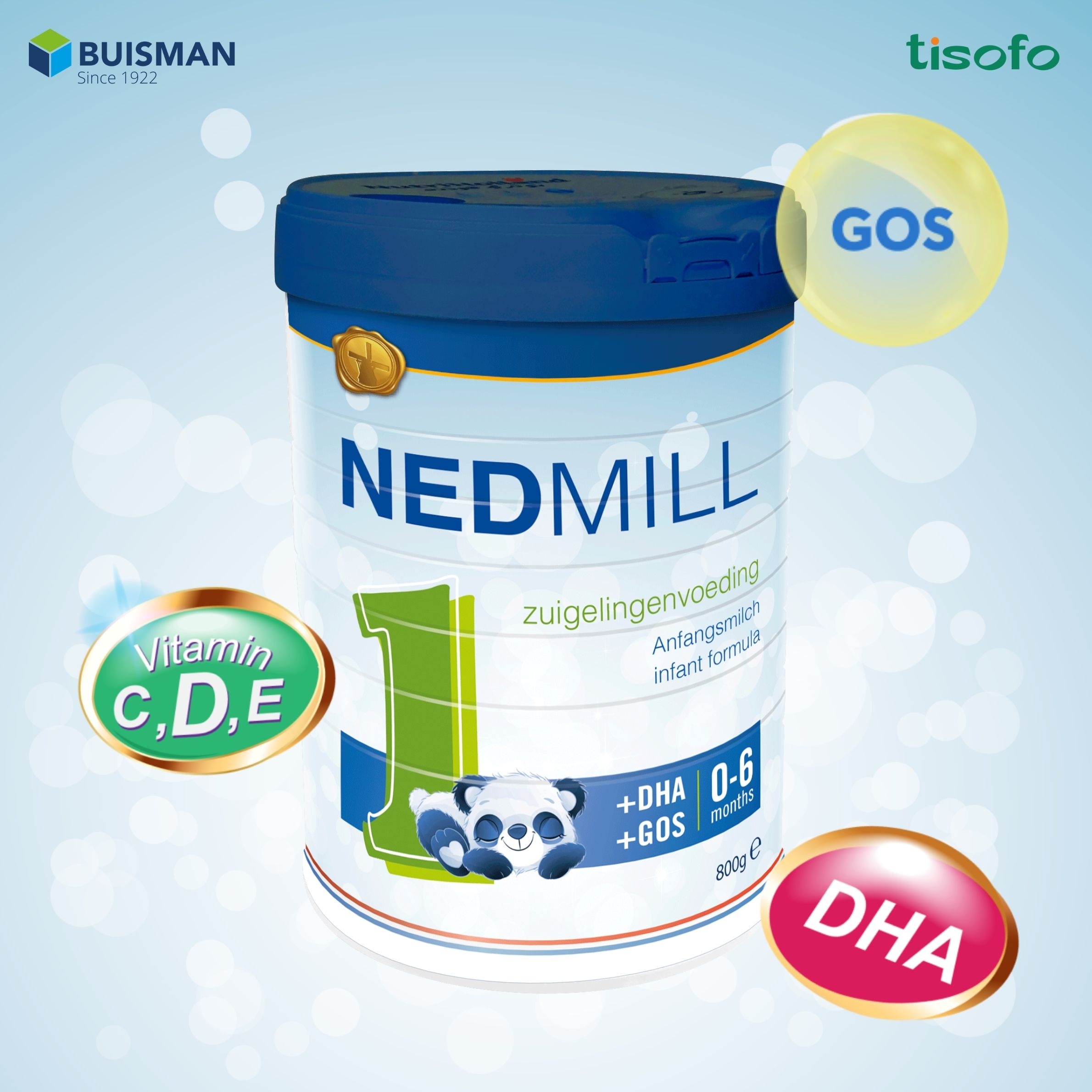 Sữa công thức dành cho trẻ từ 0-6 tháng tuổi Nedmill Stage 1 -duoc-ban-tai-Siêu thị online Nhi Bống