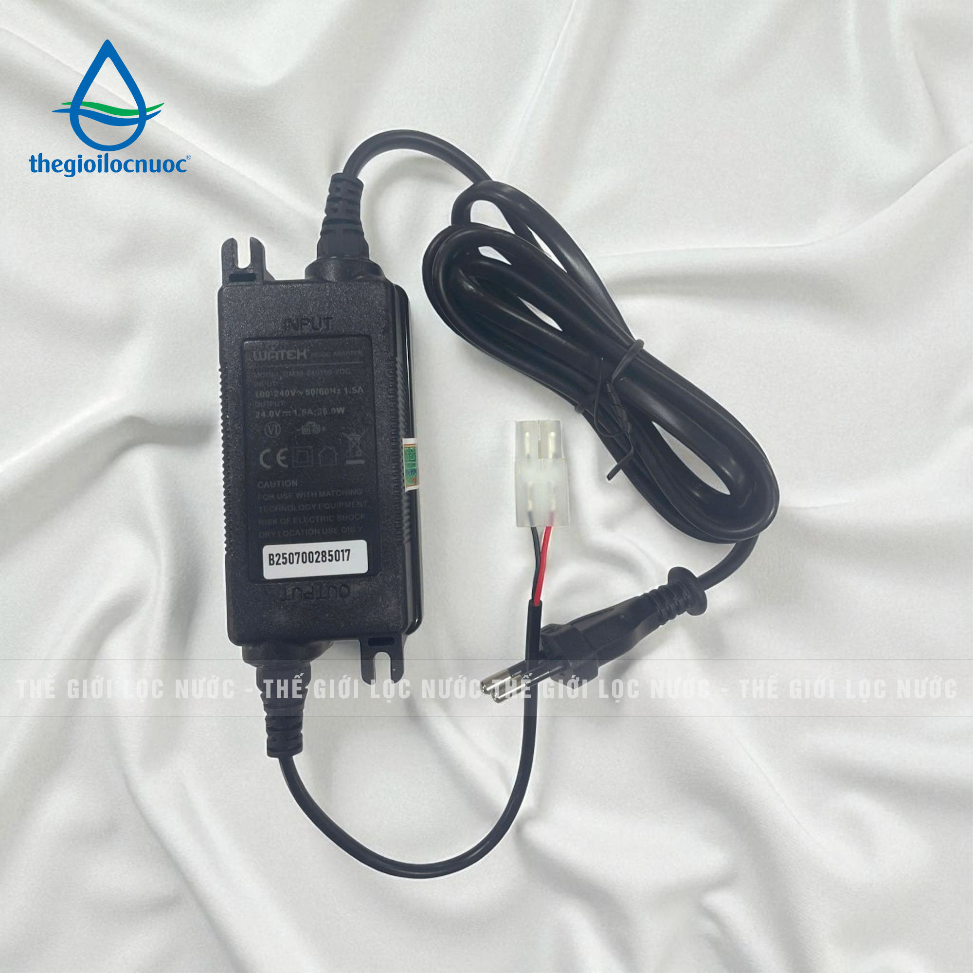 Adaptor - Bộ đổi nguồn Watek dùng cho máy lọc nước gia đình 220V/24V/1.5A, model : E-AD-24V-DT
