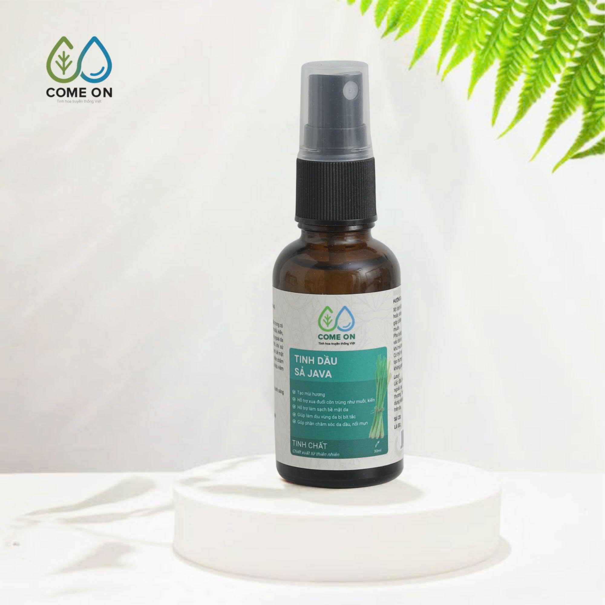 Tinh dầu sả Java đuổi muỗi, khử mùi, làm sạch da 30ml - 7