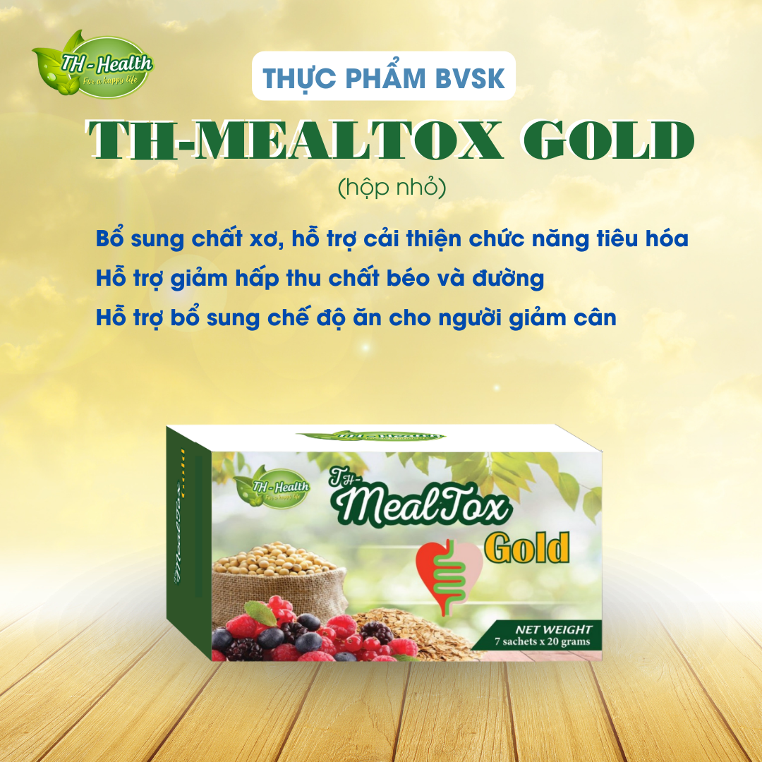 Thực phẩm bảo vệ sức khỏe TH-Mealtox GOLD (Hộp 07 gói)