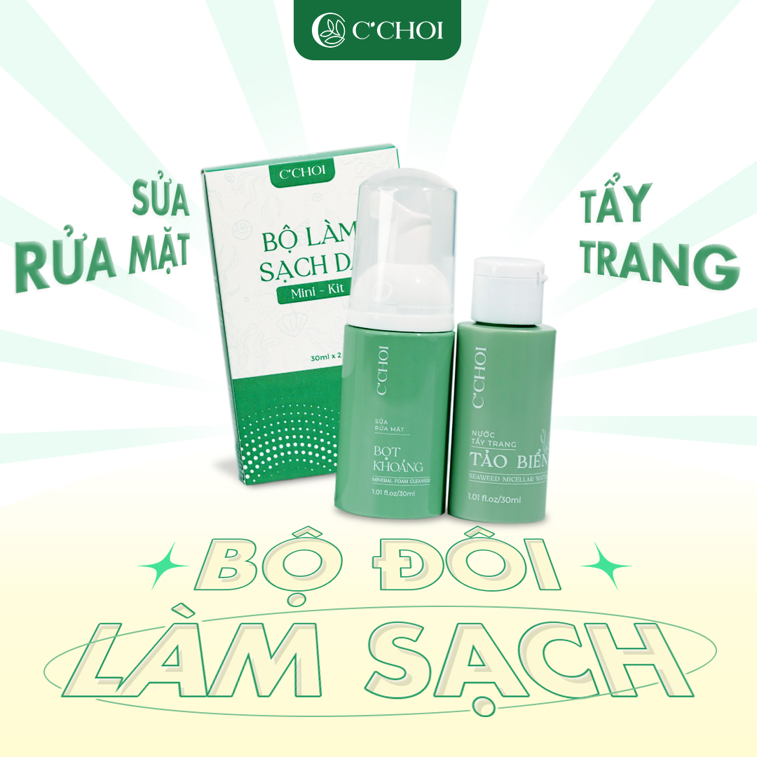 Bộ sản phẩm làm sạch da C’Choi - Minikit