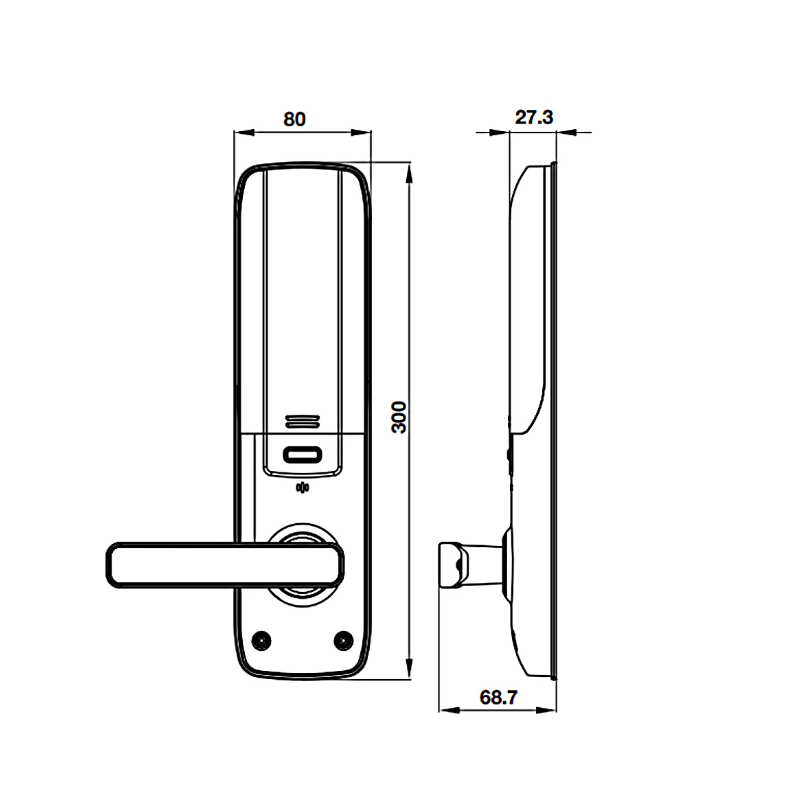 Khóa điện tử Hafele EL7800 PLUS