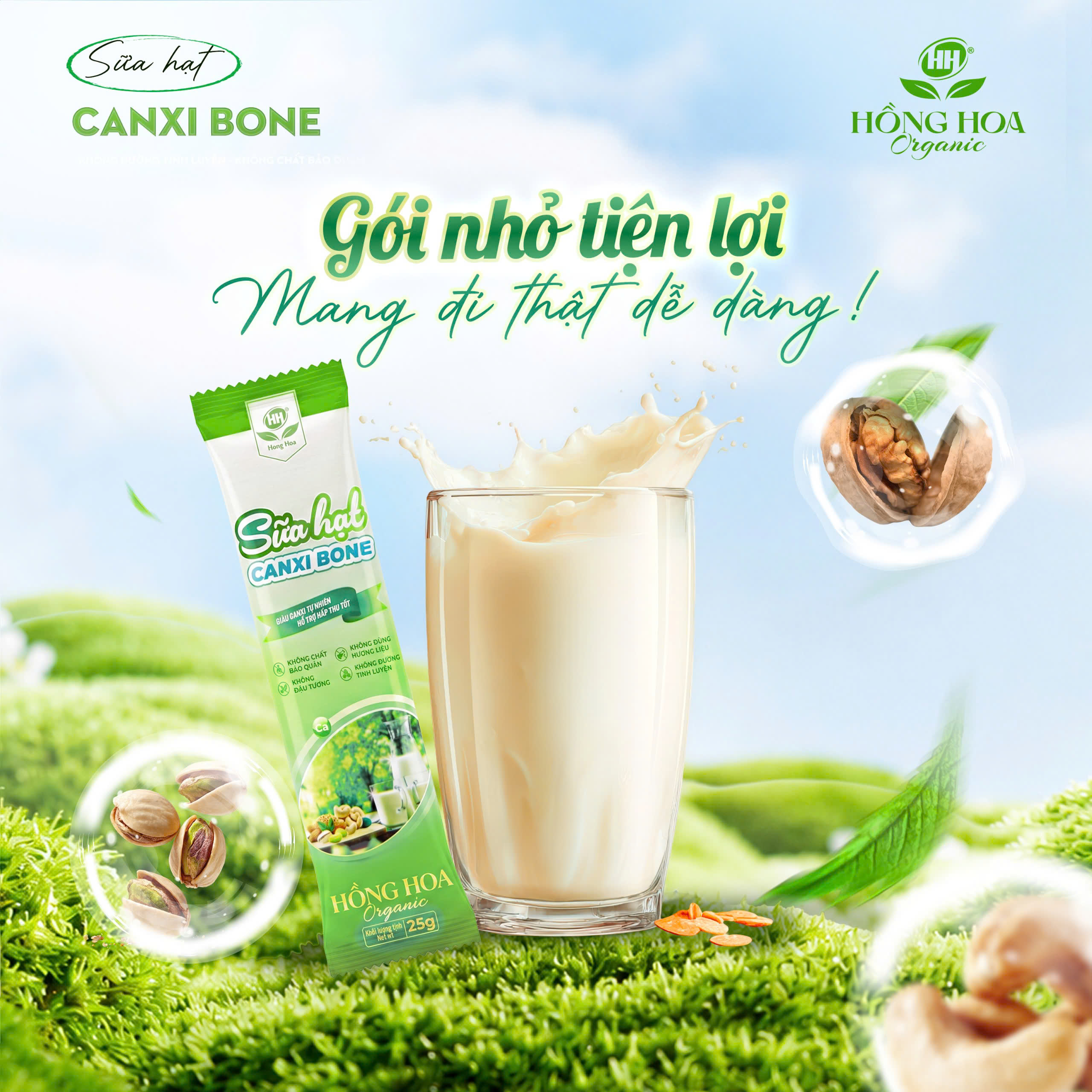 Sữa hạt Canxi Bone – Sữa hạt bổ sung canxi thuần chay - Phân phối chính hãng