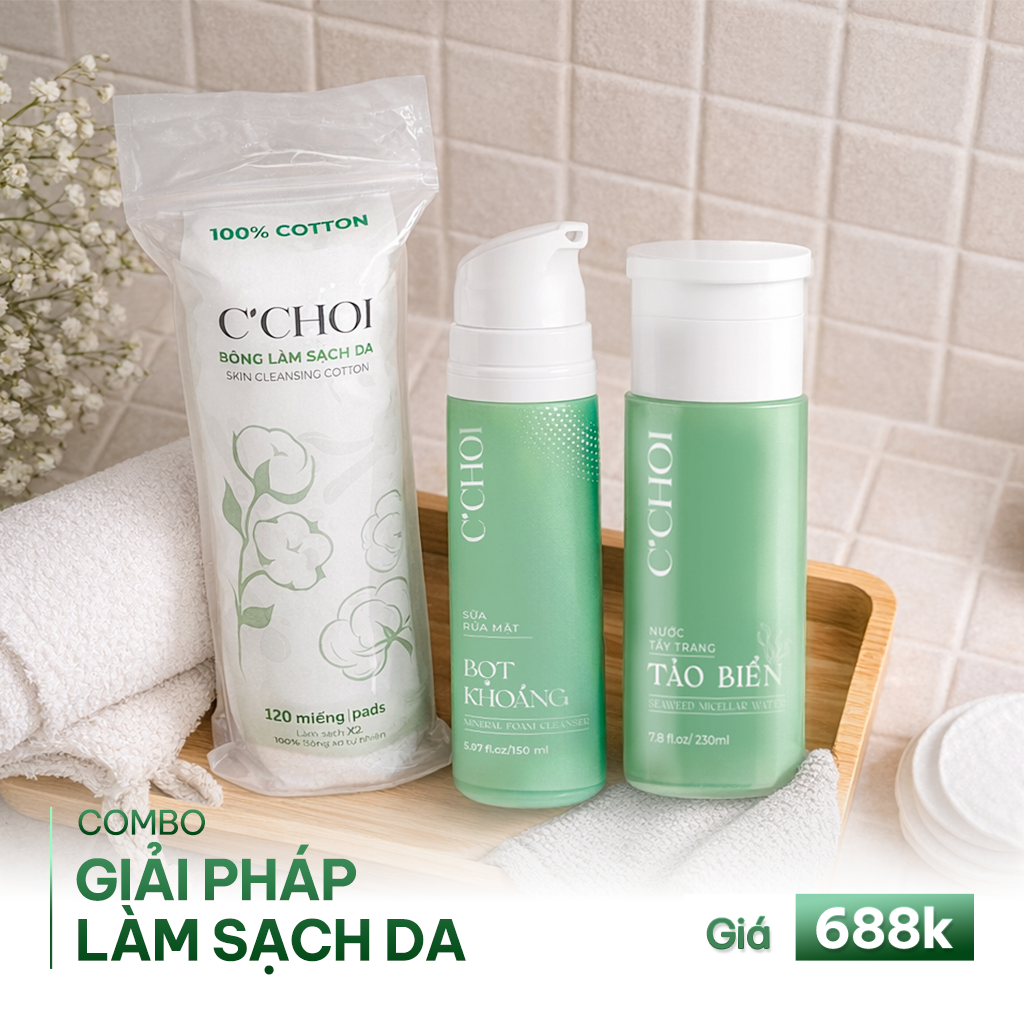 Combo giải pháp làm sạch da - Phân phối chính hãng