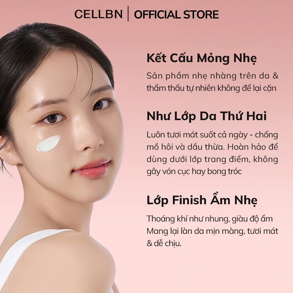 Kem Chống Nắng Nâng Tone Và Giảm Thâm Nám CELLBN SPF50+/PA++++ 50ml