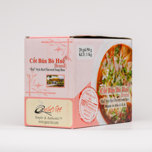 Cốt Bún Bò Huế  –  Quốc Việt Foods lon 300g/gói 50g
