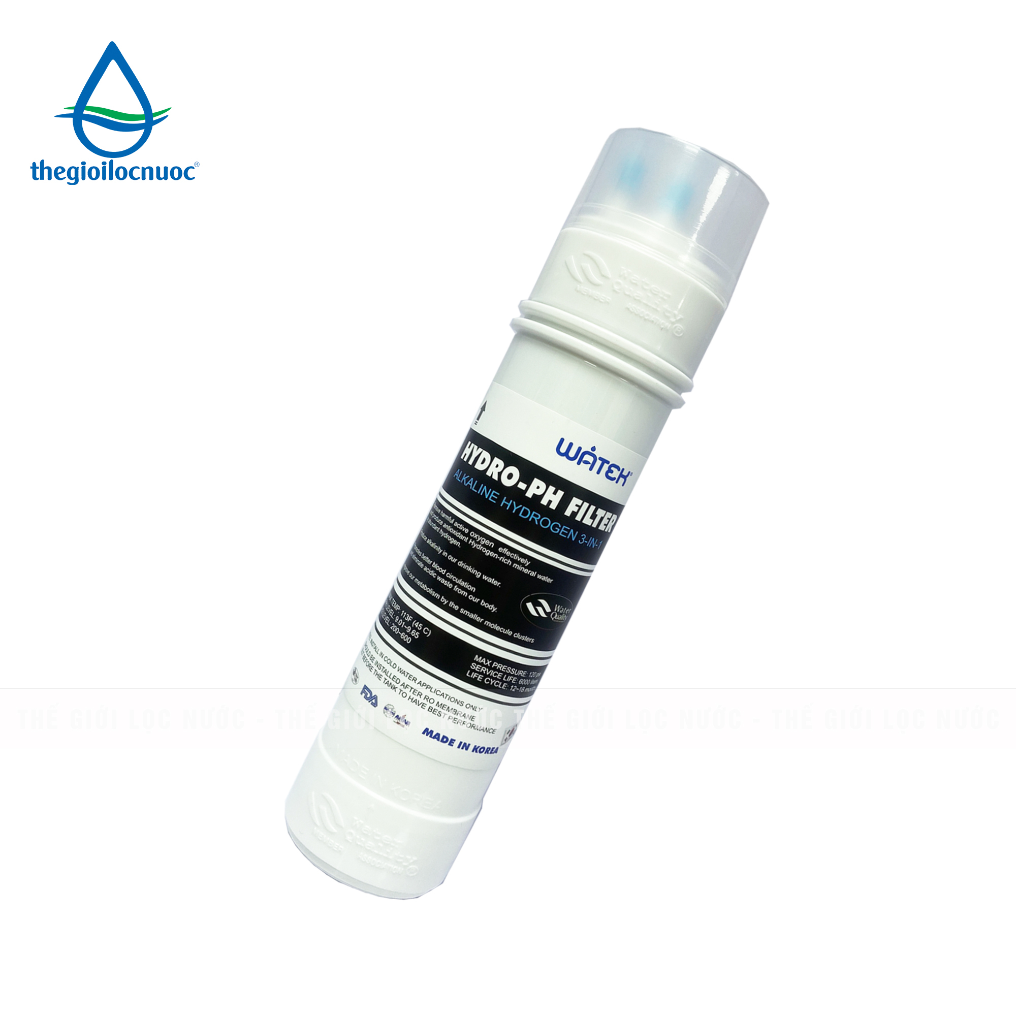 Lõi tạo KIỀM HYDROGEN 3 TRONG 1 (HYDRO-PH FILTER) - Phân phối chính hãng