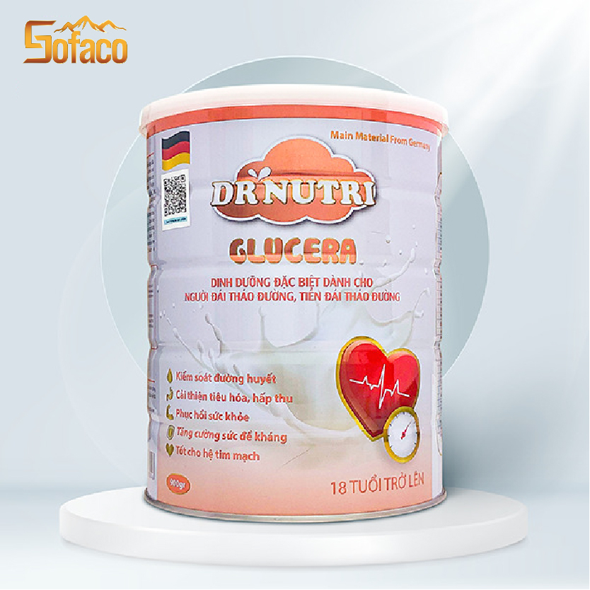 Sữa bột cho người tiểu đường Dr Nutri Glucera 900g-duoc-ban-tai-Droppiimart