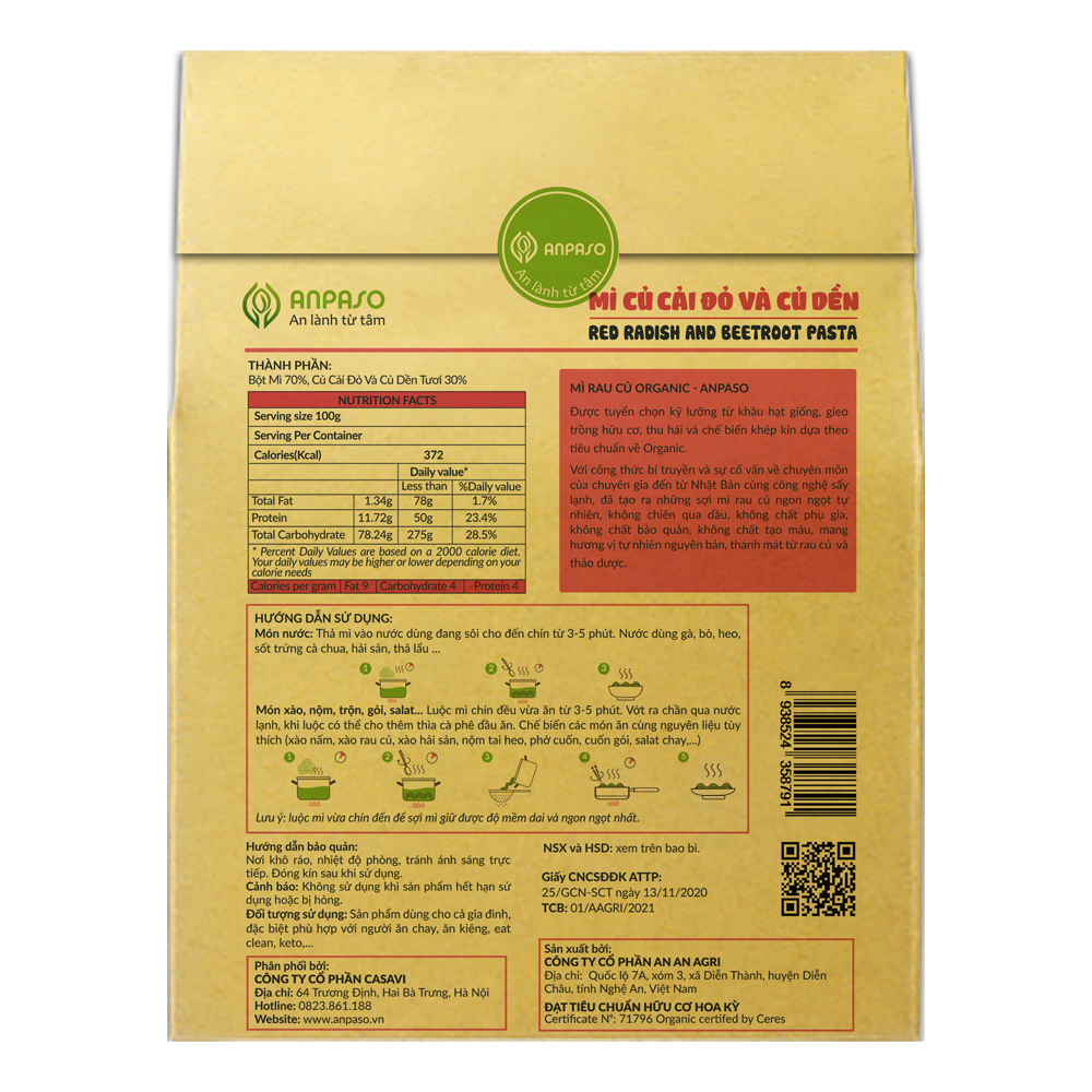 Mì Củ Cải Đỏ & Củ Dền Organic Anpaso 300g-duoc-ban-tai-Siêu thị online Nhi Bống