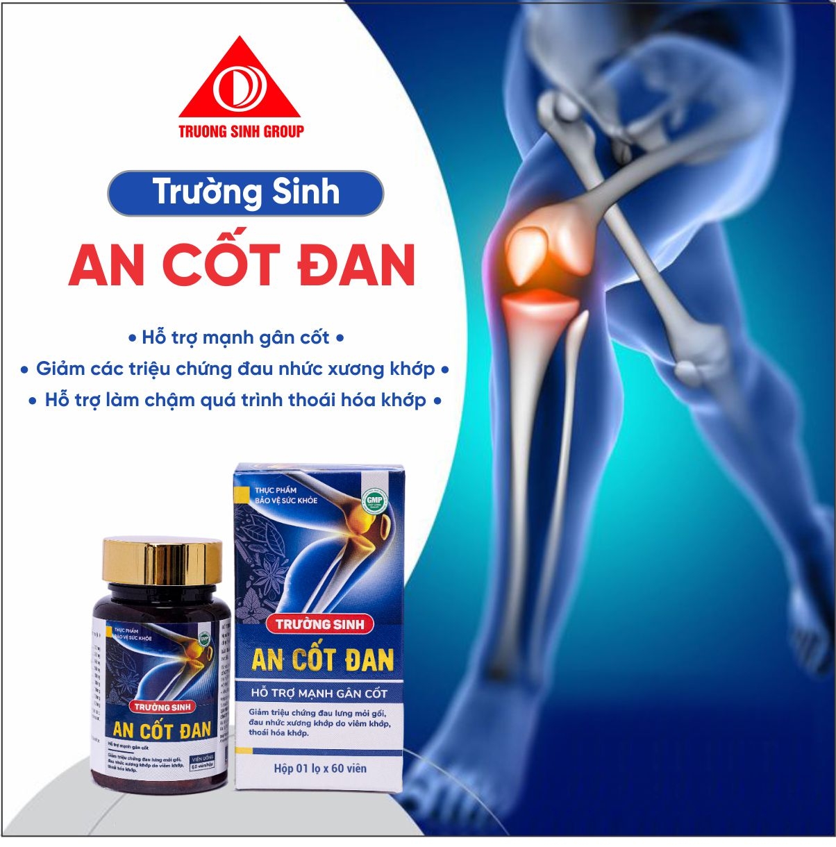 TPBVSK Trường Sinh an cốt đan Hộp 60v - Phân phối chính hãng