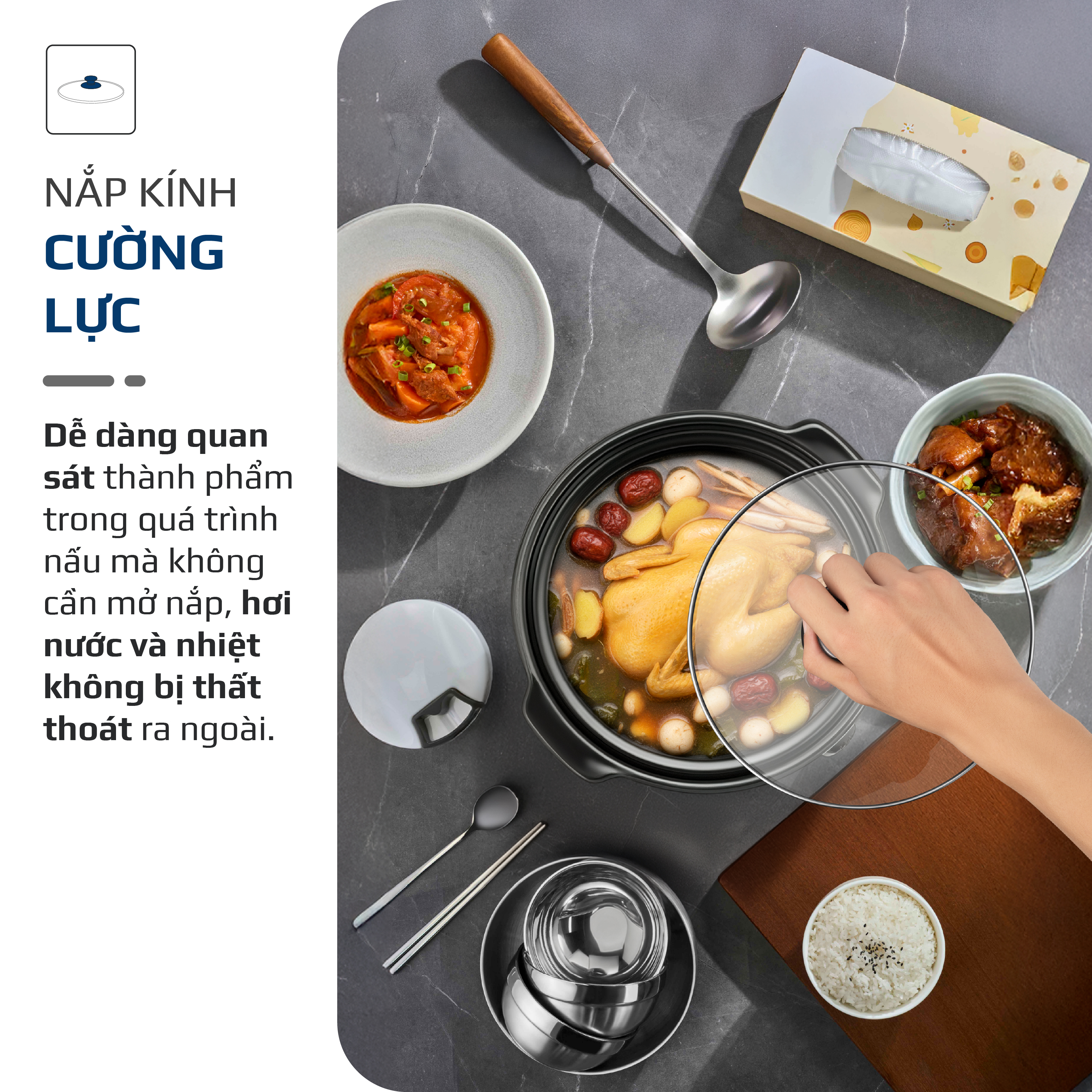 Nồi nấu chậm OLIVO SC25 - 9