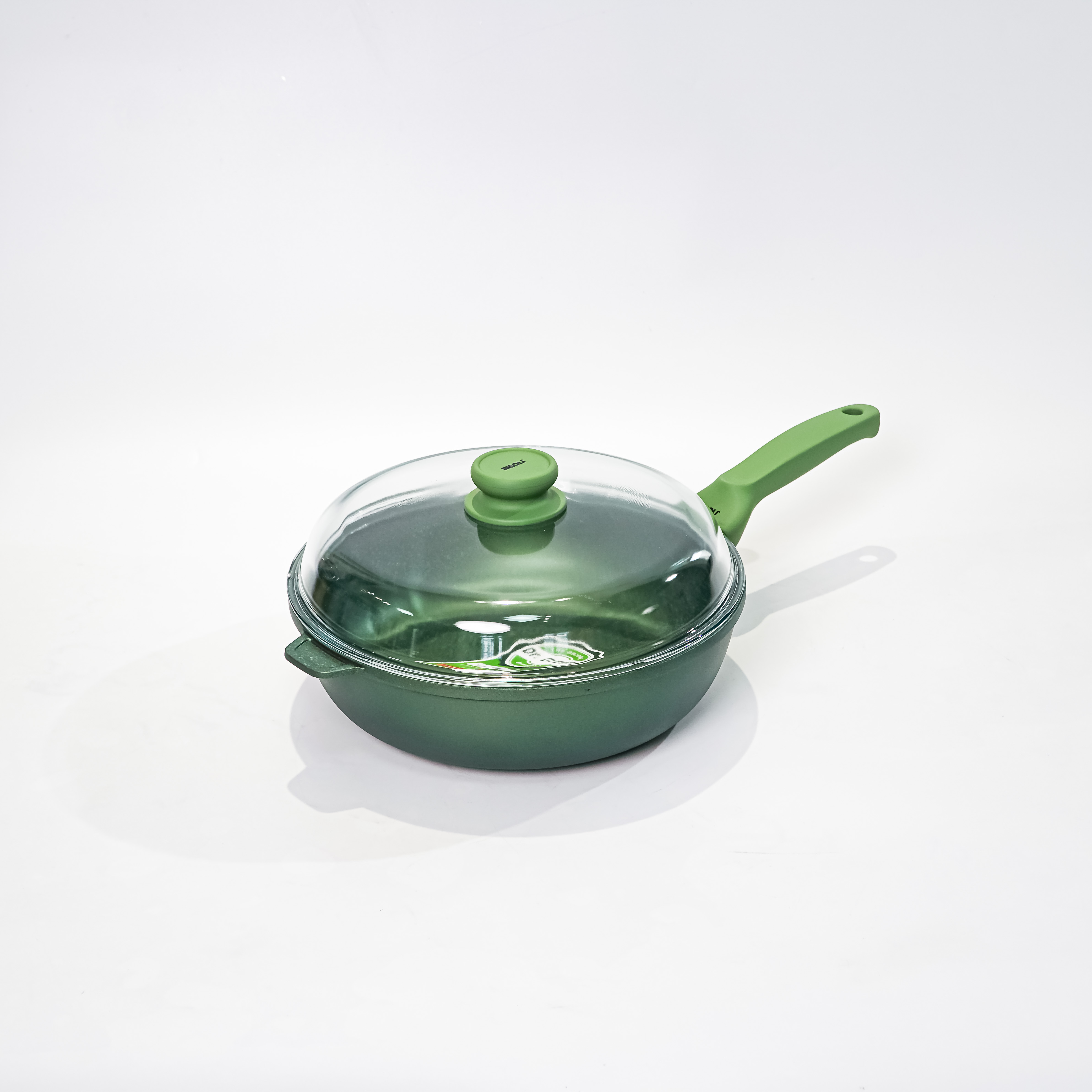 CHẢO CAO CẤP RISOLI CÓ NẮP ĐÁY TỪ DR.GREEN - Model: Risoli-00105DRIN/28