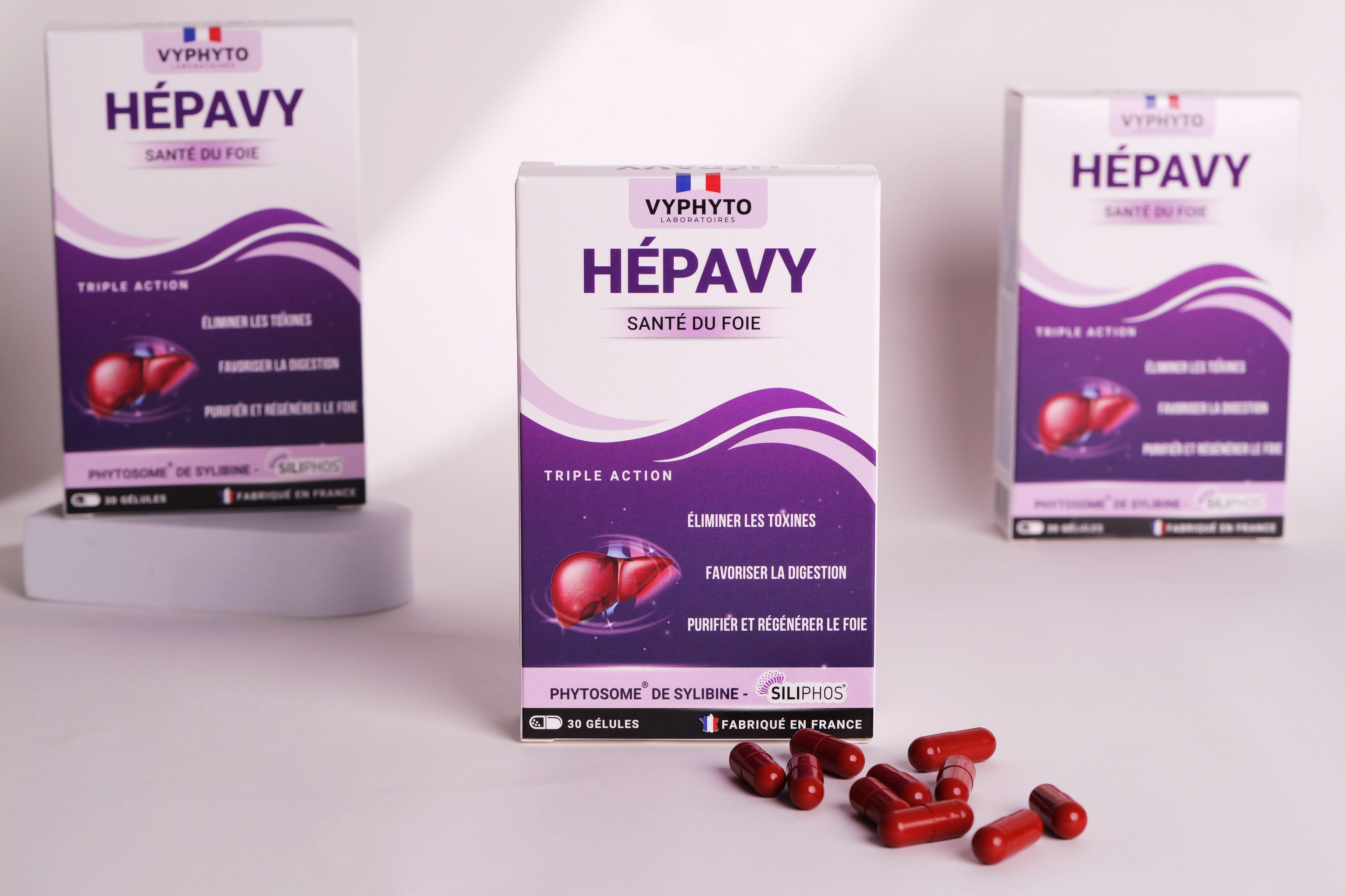 Thực phẩm bảo vệ sức khỏe HÉPAVY hỗ trợ giải độc gan (hộp 30 viên)