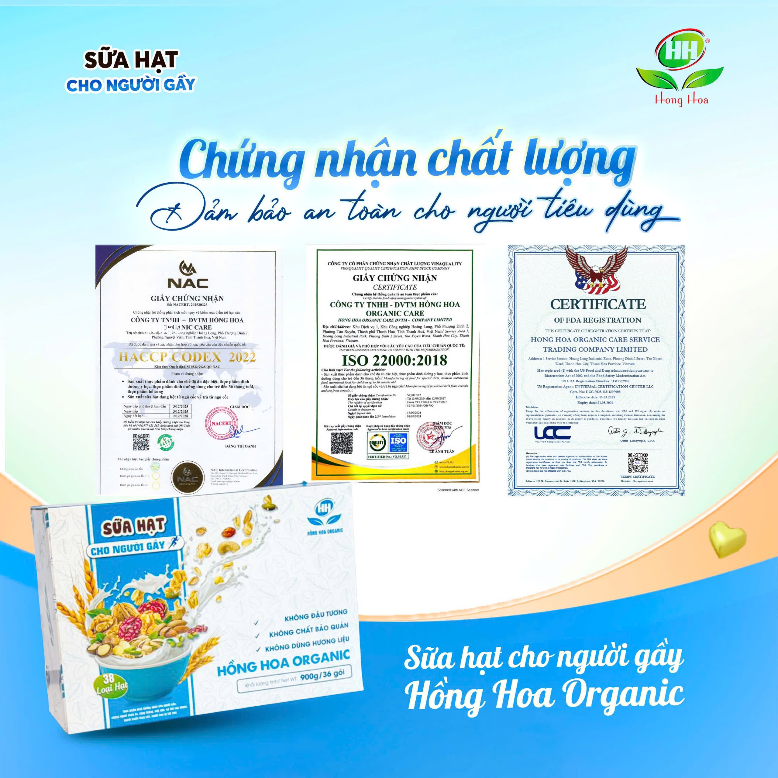 Sữa hạt cho người gầy