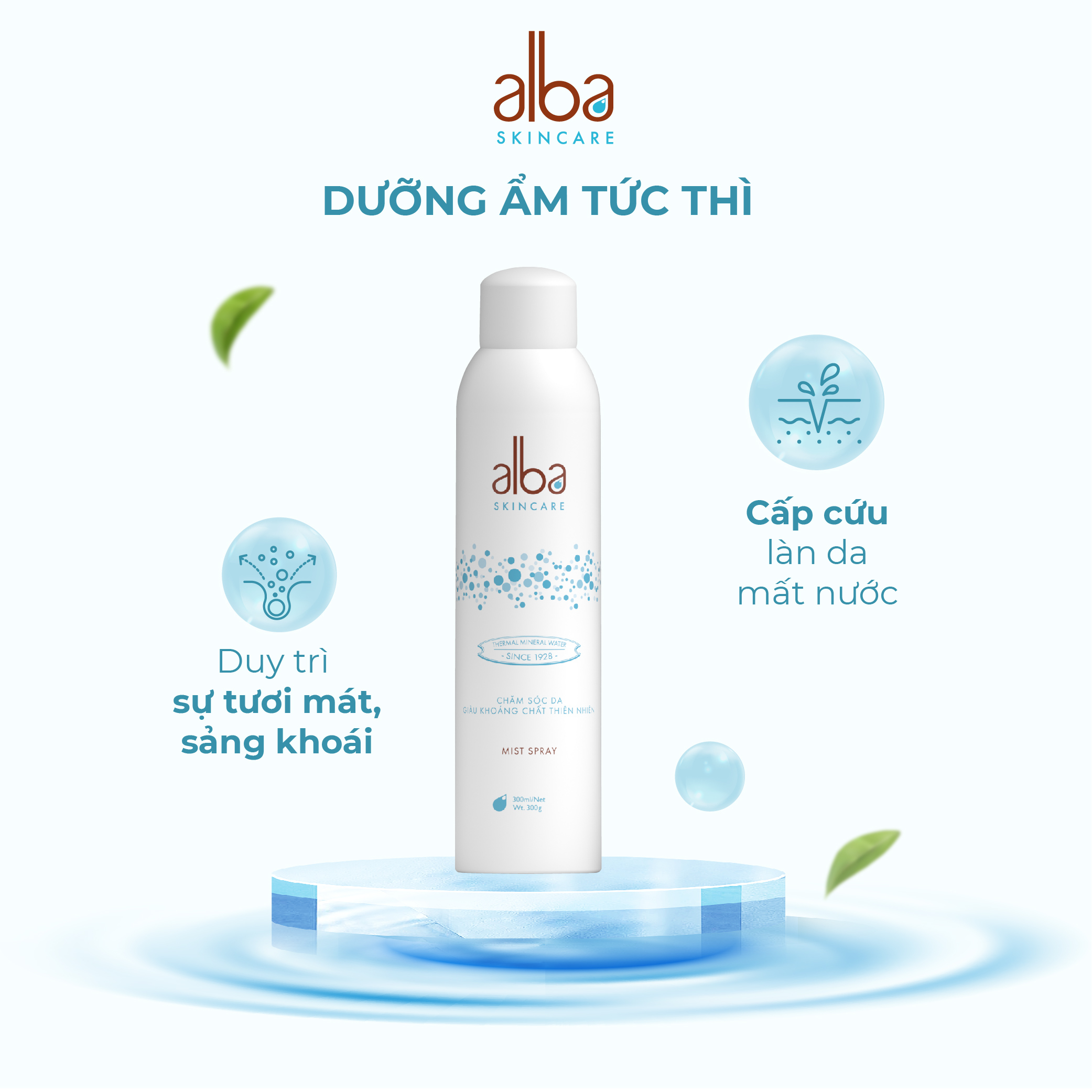 Xịt khoáng chăm sóc da Alba 300ml - 3
