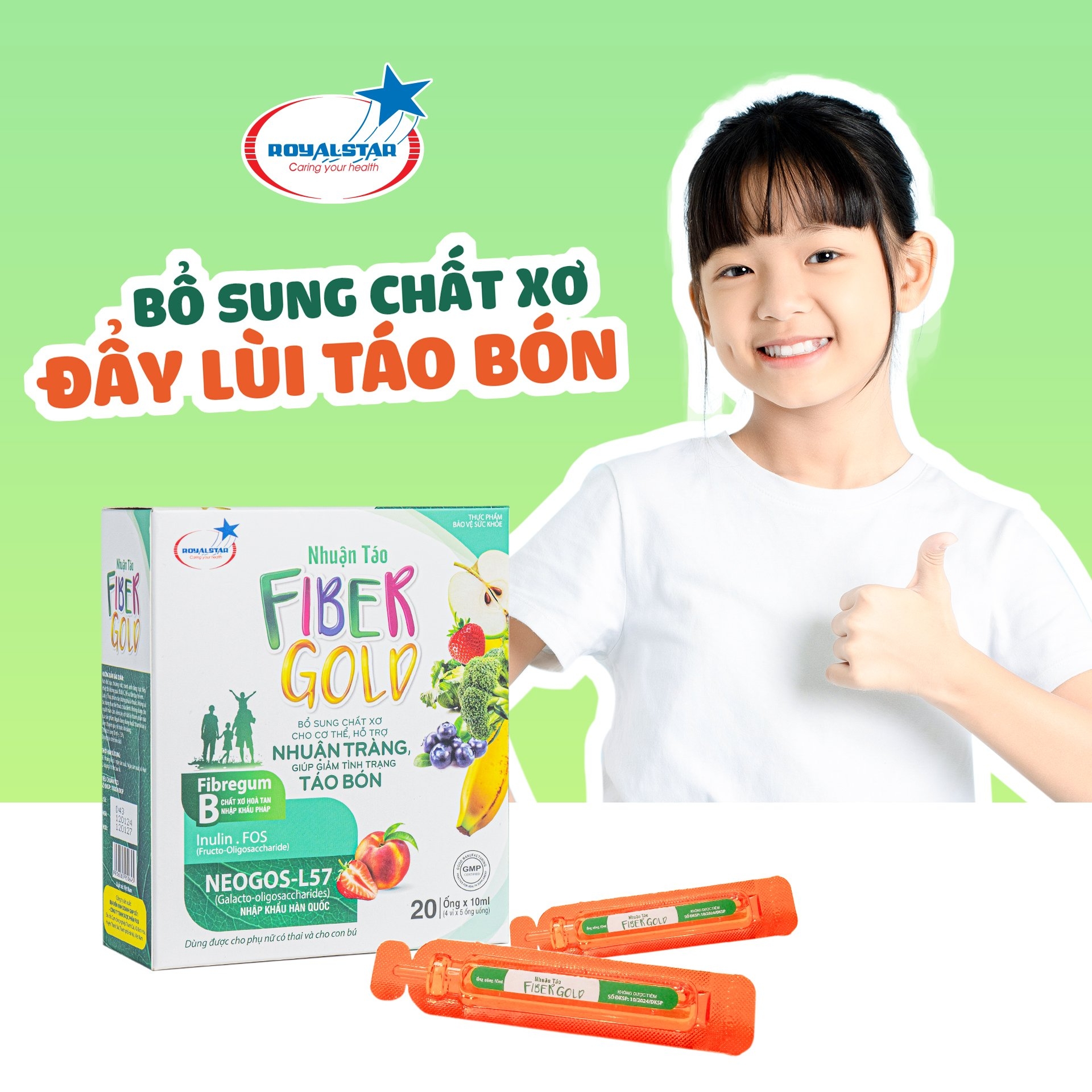 Siro chất xơ Fiber Gold Sao Hoàng Gia – Hỗ trợ nhuận tràng, giảm táo bón tăng cường hệ tiêu hóa - 4
