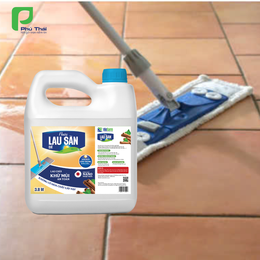 Nước lau sàn quế VIEFARM 3,8L - 2