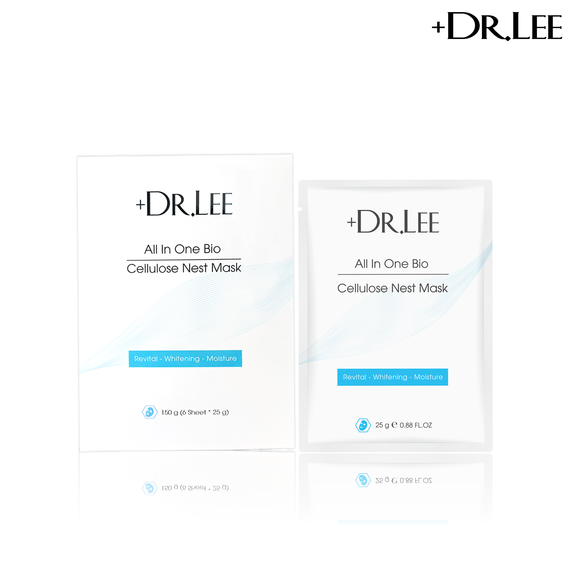 Mặt nạ thạch All In One Bio Cellulose Nest Mask +Dr.Lee – Dưỡng sáng & phục hồi da (Hộp 150g) - Phân phối chính hãng