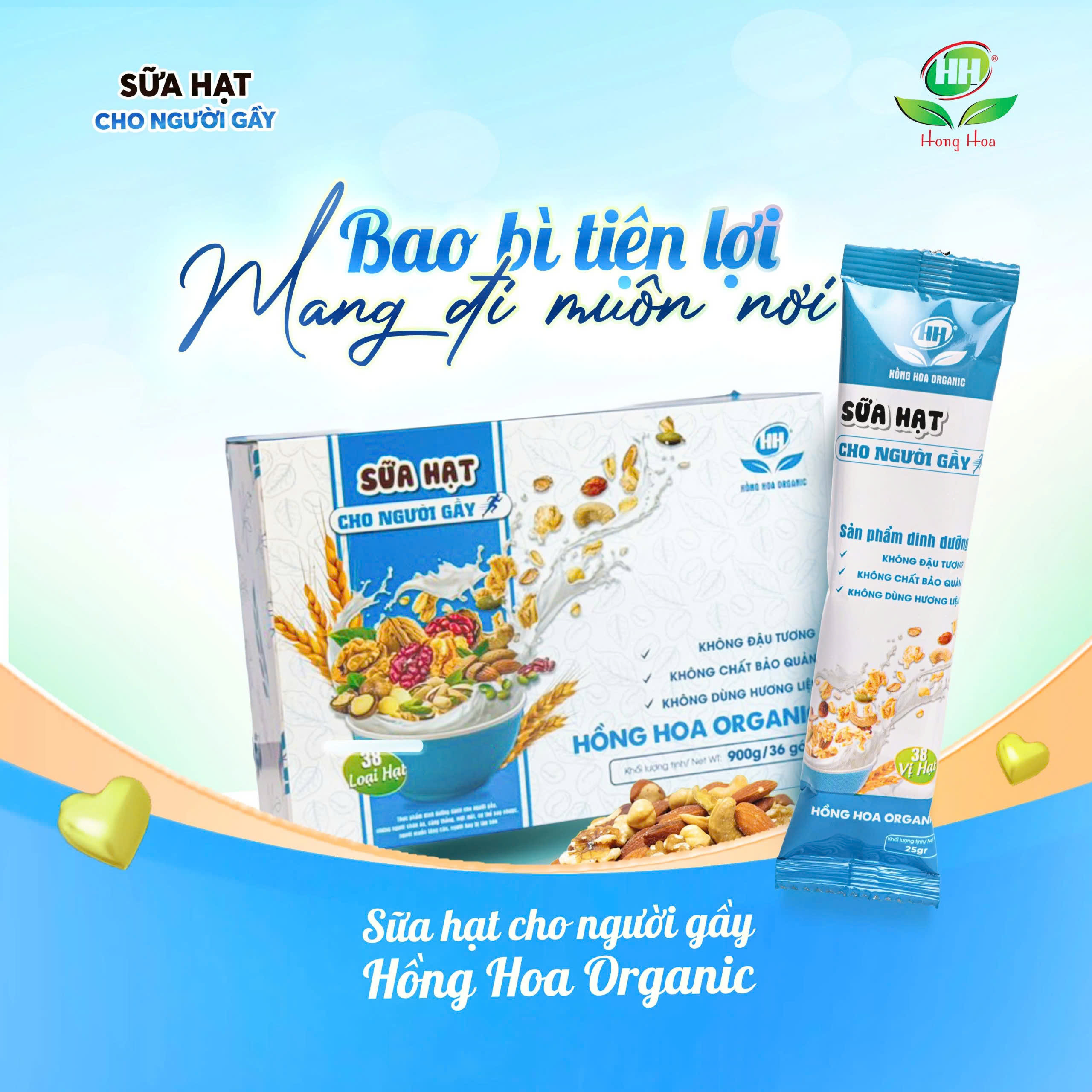 Sữa hạt cho người gầy