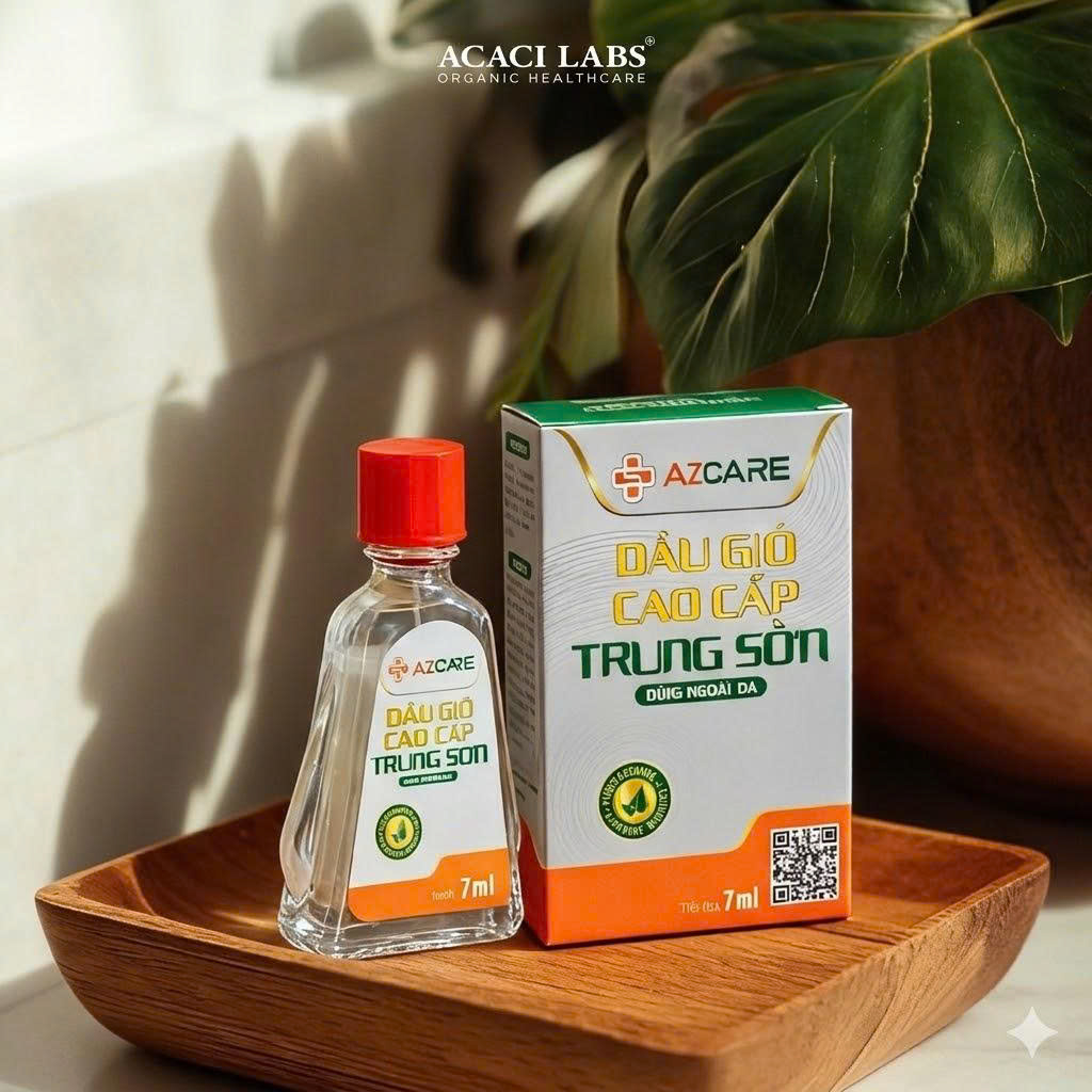 Dầu gió cao cấp Trung Sơn chai 7ml (Hỗ trợ giảm nhức đầu, say tàu xe, chóng mặt, ngạt mũi) - 5
