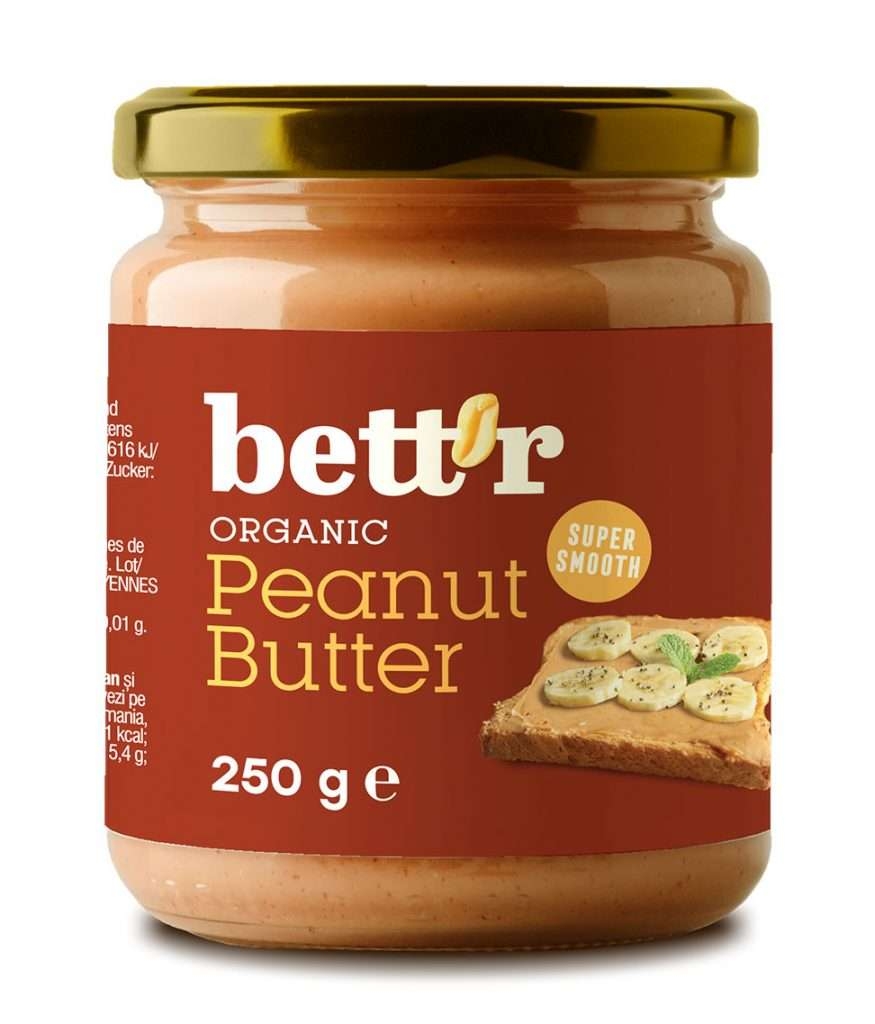 Bơ đậu phộng hữu cơ Bett'r 250g - Phân phối chính hãng
