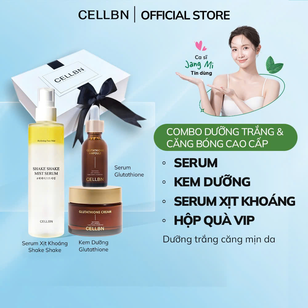 Combo Dưỡng trắng & Căng bóng cao cấp - kèm hộp