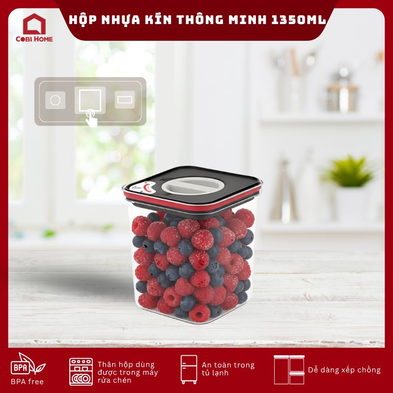 Hộp nhựa kín thông minh 1350ml_364374