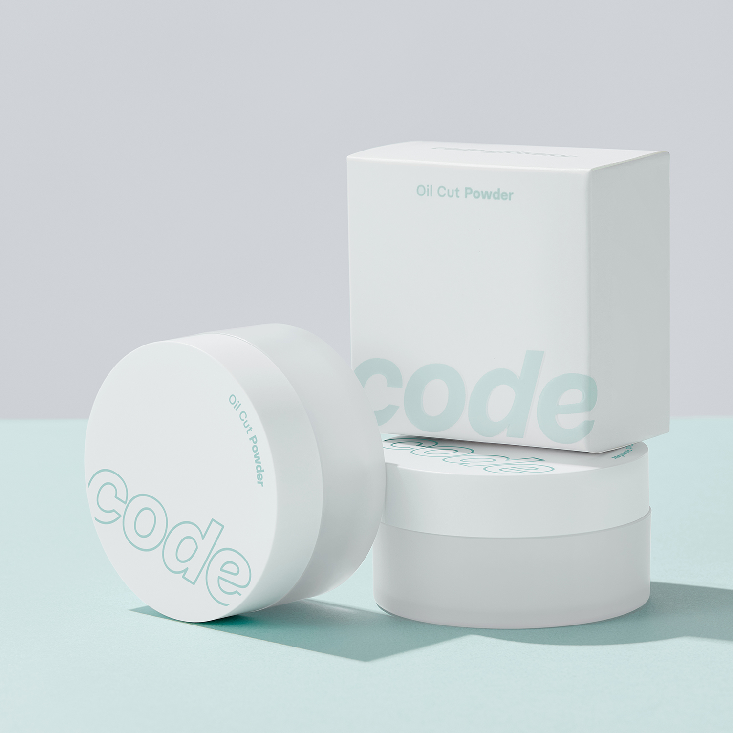 Phấn phủ bột kiềm dầu CODE GLOKOLOR mỏng mịn, hấp thụ dầu thừa, khô thoáng OIL CUT POWDER - 6g - Phân phối chính hãng