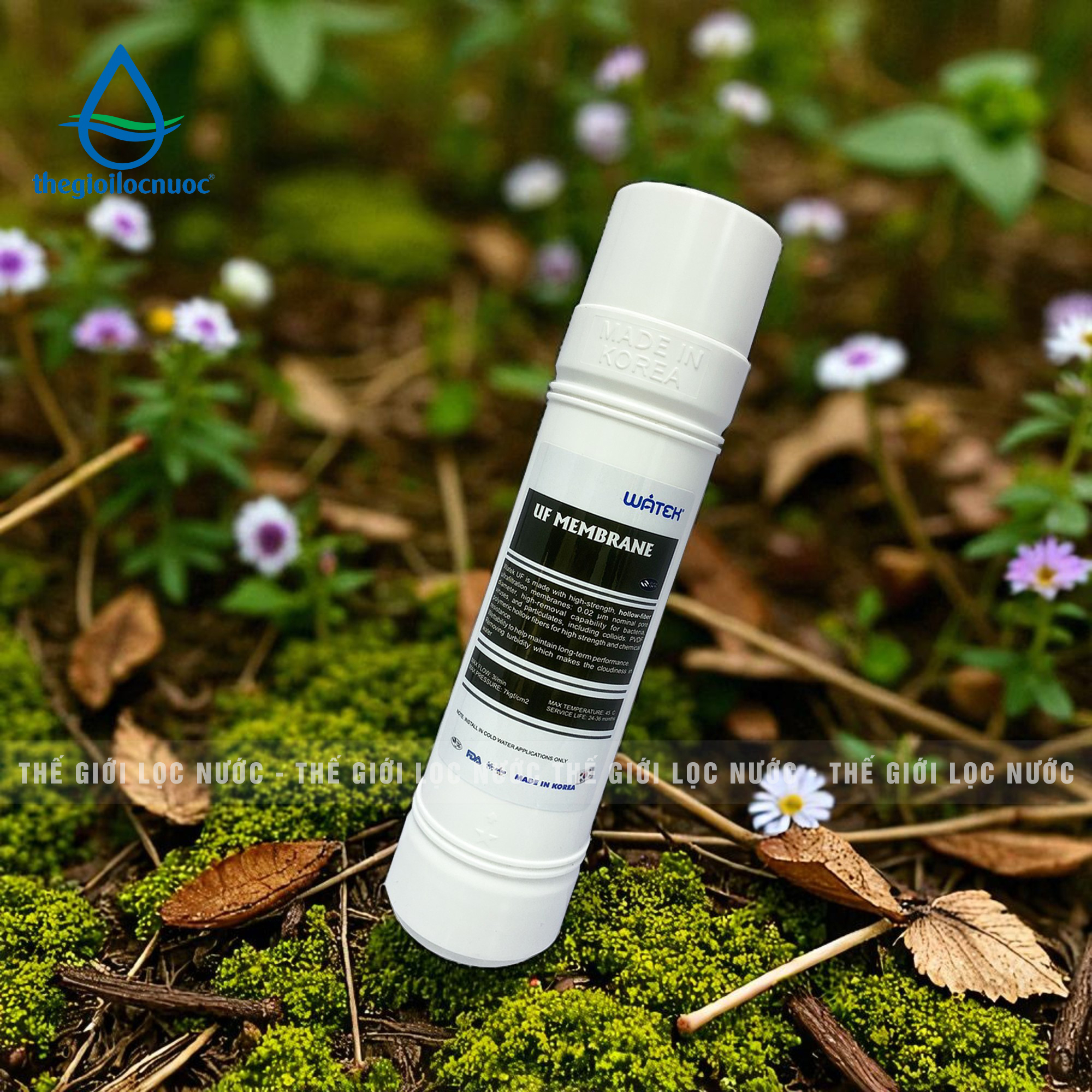 Màng lọc UF đúc nguyên khối Hàn Quốc 120 lít/h, model: FK-UF120