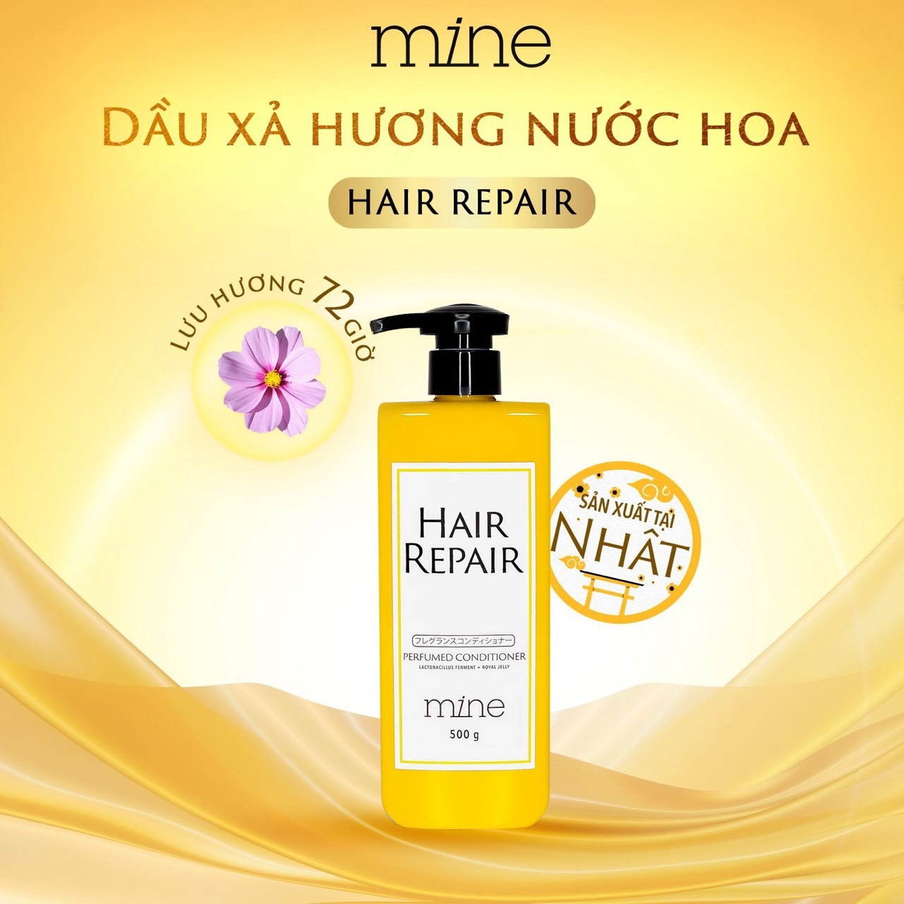 Dầu xả Mine Hair Repair Perfumed Conditioner 500g-duoc-ban-tai-PL Home & Health Store