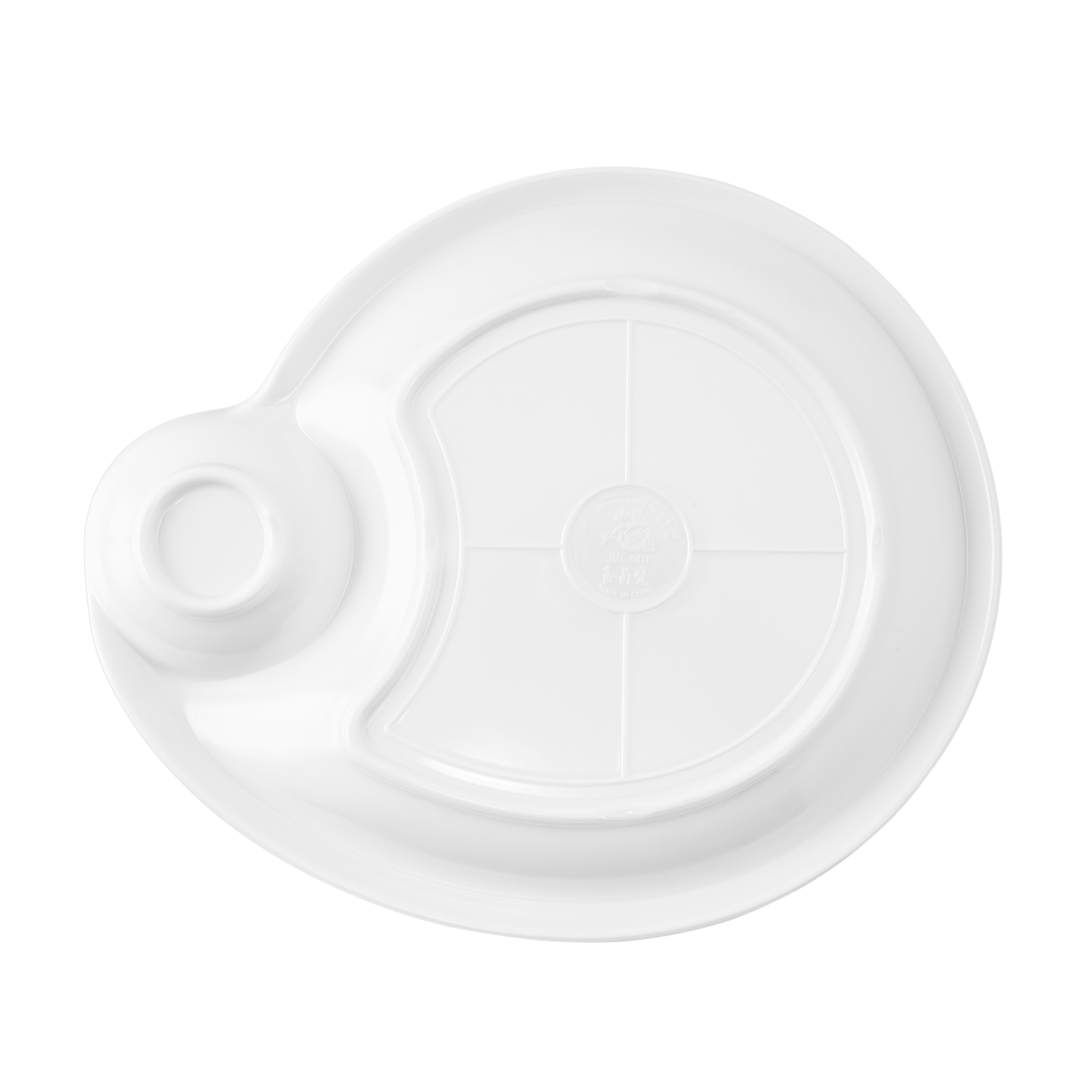 Dĩa Yangge trắng vân xanh mây ô nhỏ Size 28cm_378043_JMC440-YHL