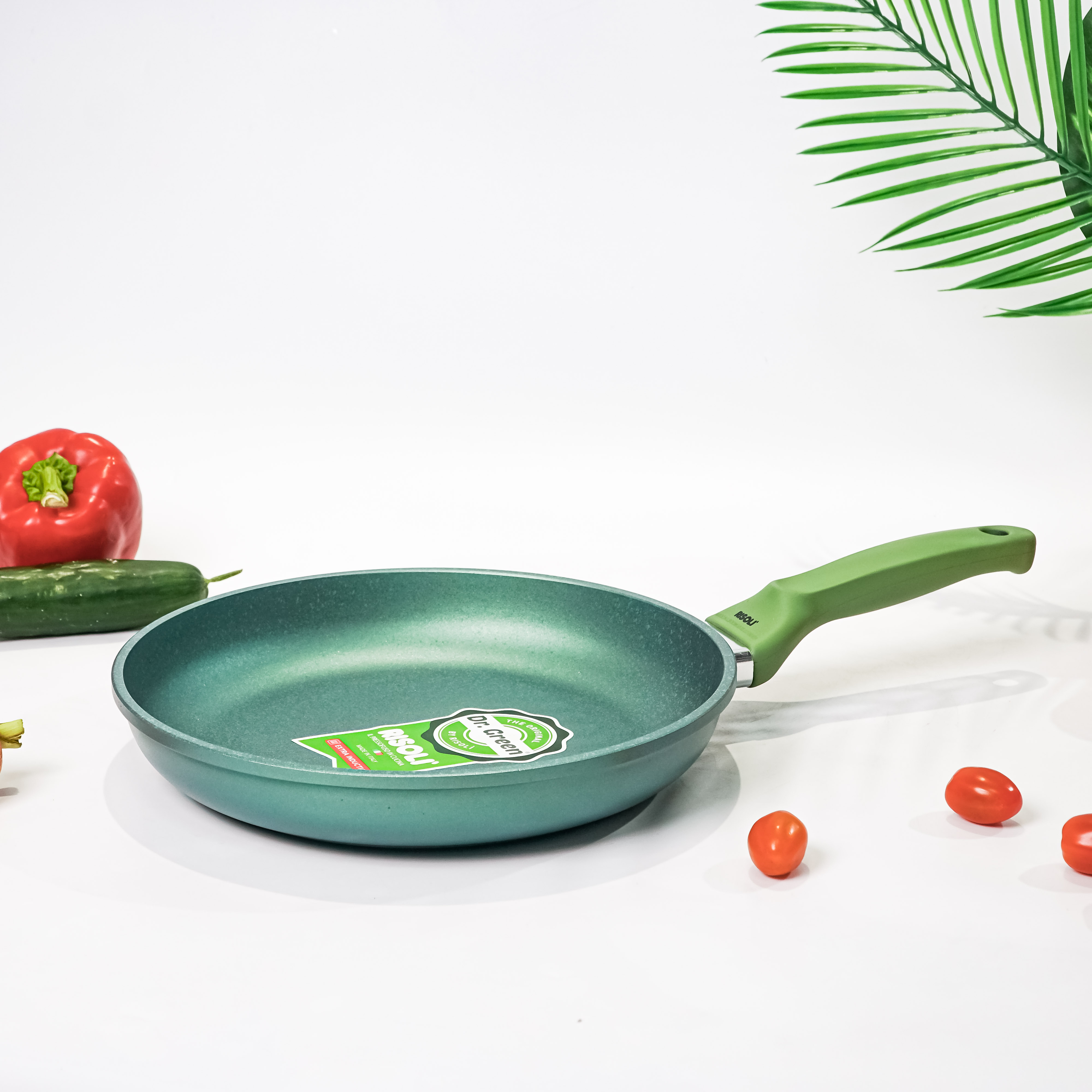 CHẢO CHỐNG DÍNH DR.GREEN® EXTRA INDUCTION - Model: CHAORisoli-00103DRIN/28