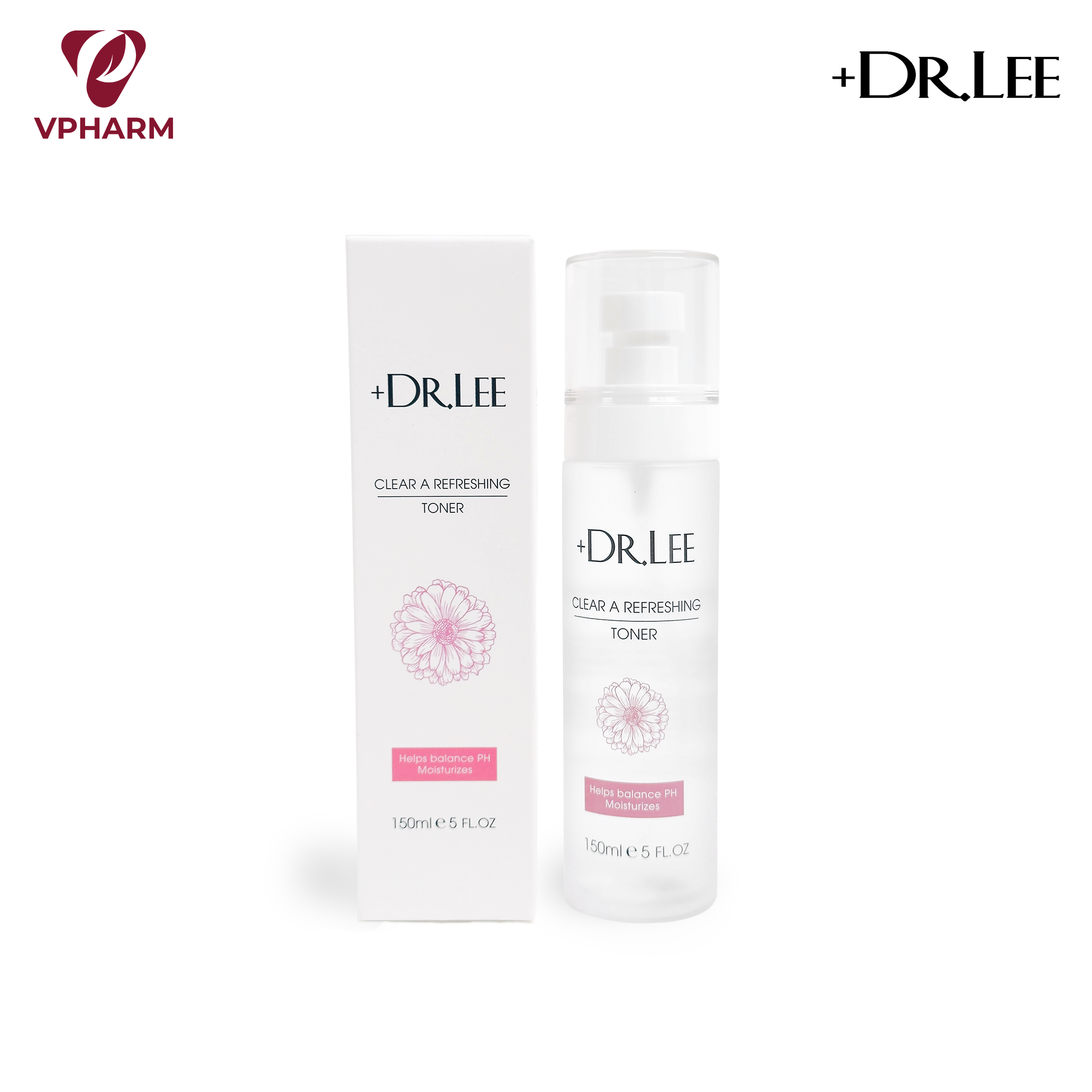 Nước hoa hồng cấp ẩm +Dr.lee 150ml - Clear A Refreshing Toner +Dr.lee
