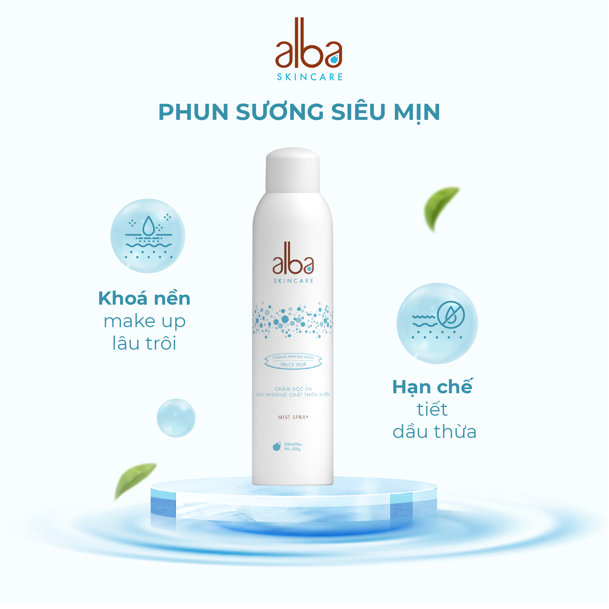 Xịt khoáng chăm sóc da Alba 300ml - 5