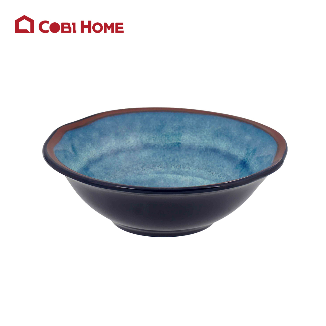 Tô Mela xanh loang tròn viền sóng_378556