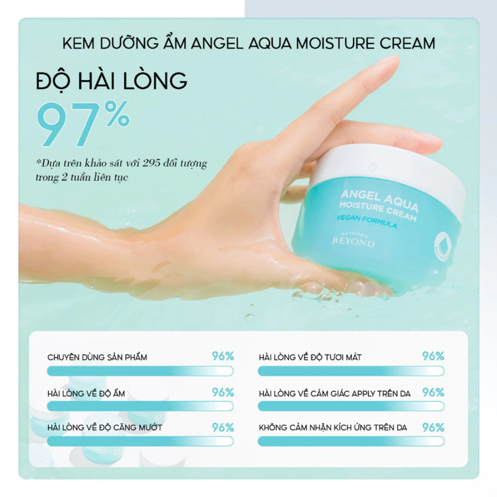 Kem dưỡng ẩm dịu da Thuần chay  BEYOND Angel Aqua Moisture Cream 150mlx2 (BEYOND ANGEL AQUA MOISTURE CREAM)