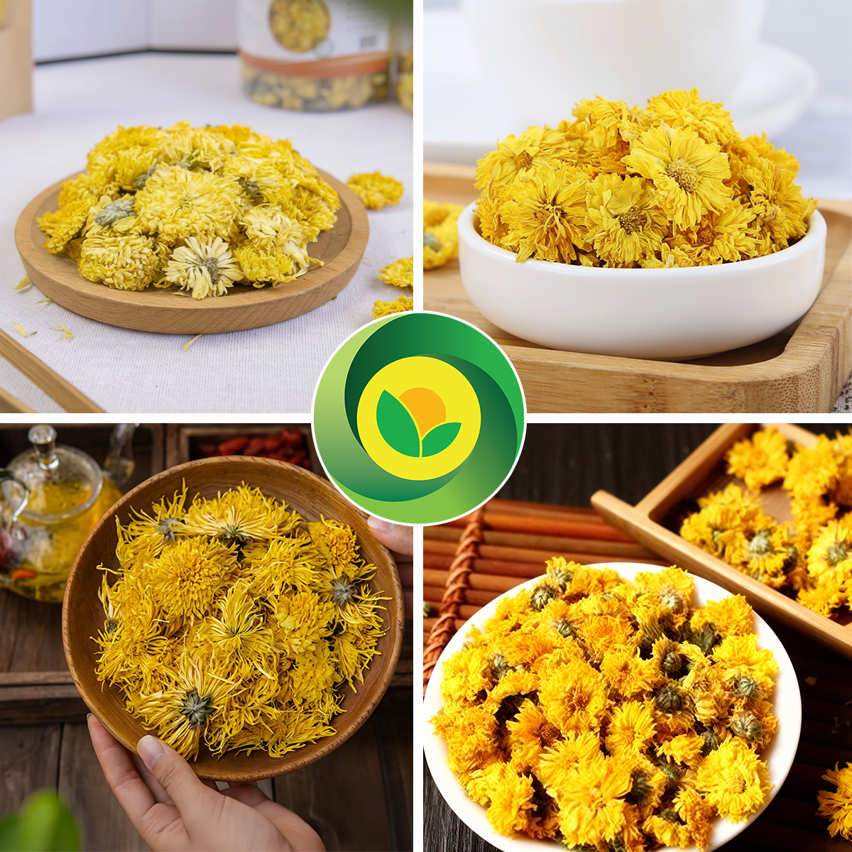 Trà Hoa Cúc Sunbeleaf - Thức Uống Thảo Mộc  - Túi Zip 100g