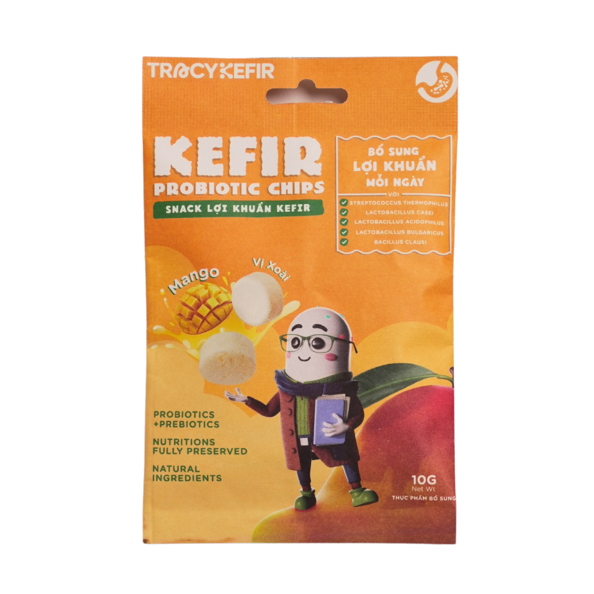 Snack lợi khuẩn kefir vị xoài