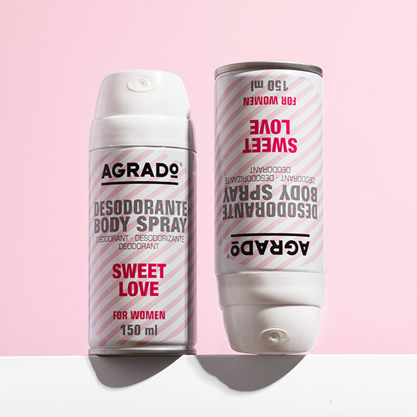 Xịt khử mùi Body Agrado - Hương nước hoa Sweet Love (150ml)